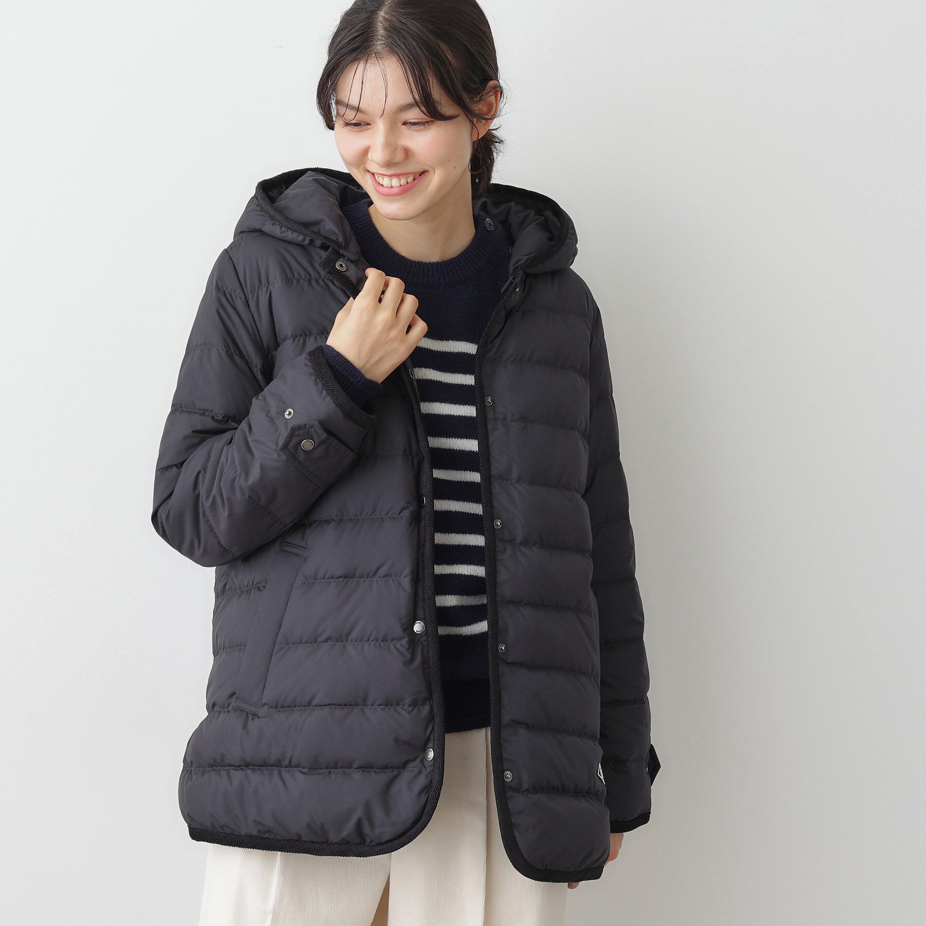 Dessin「【撥水・2WAY】ミュラーダウンコートミドル丈」|ダウン|