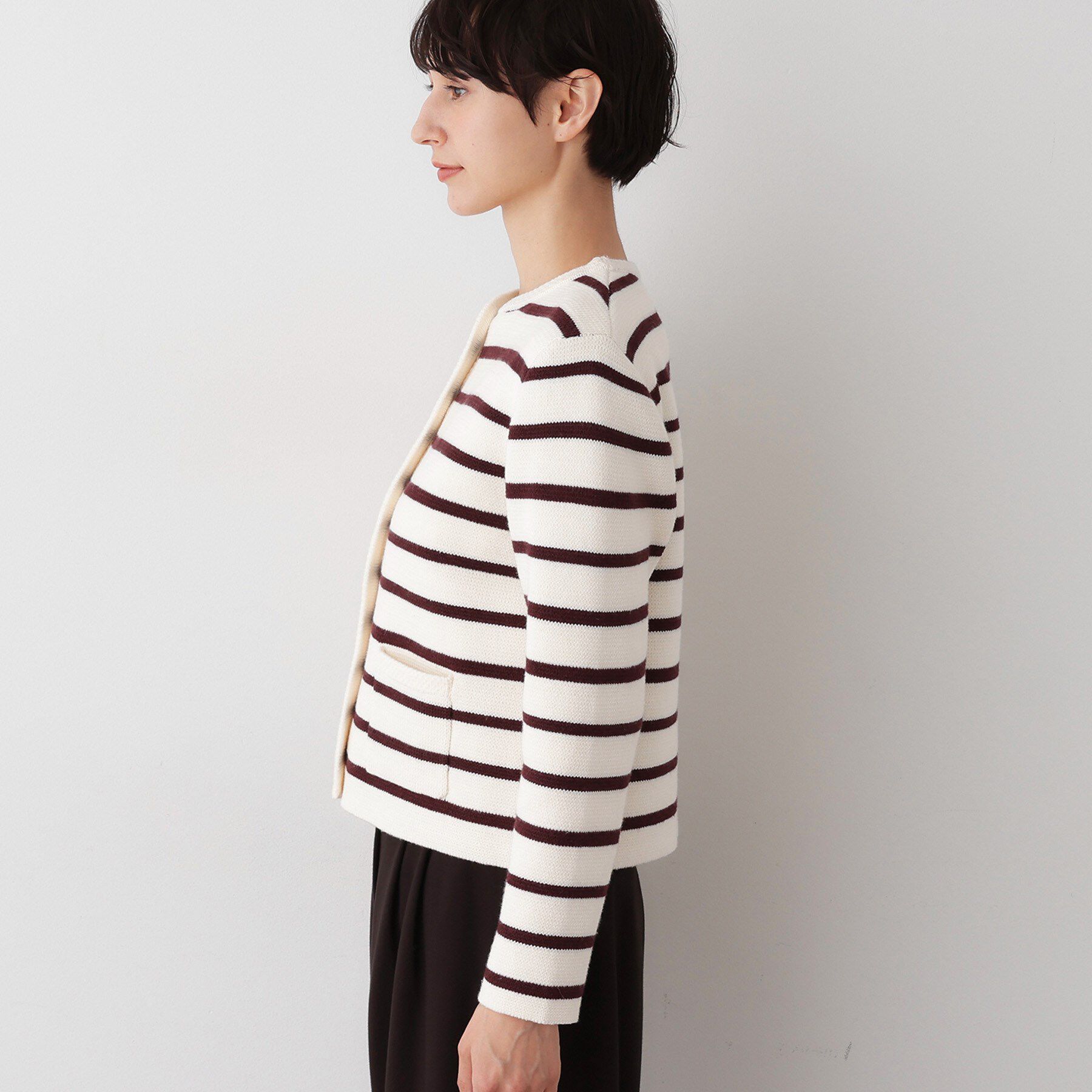 Dessin「【洗える】ジャケット見えカーディガン」|カーディガン|