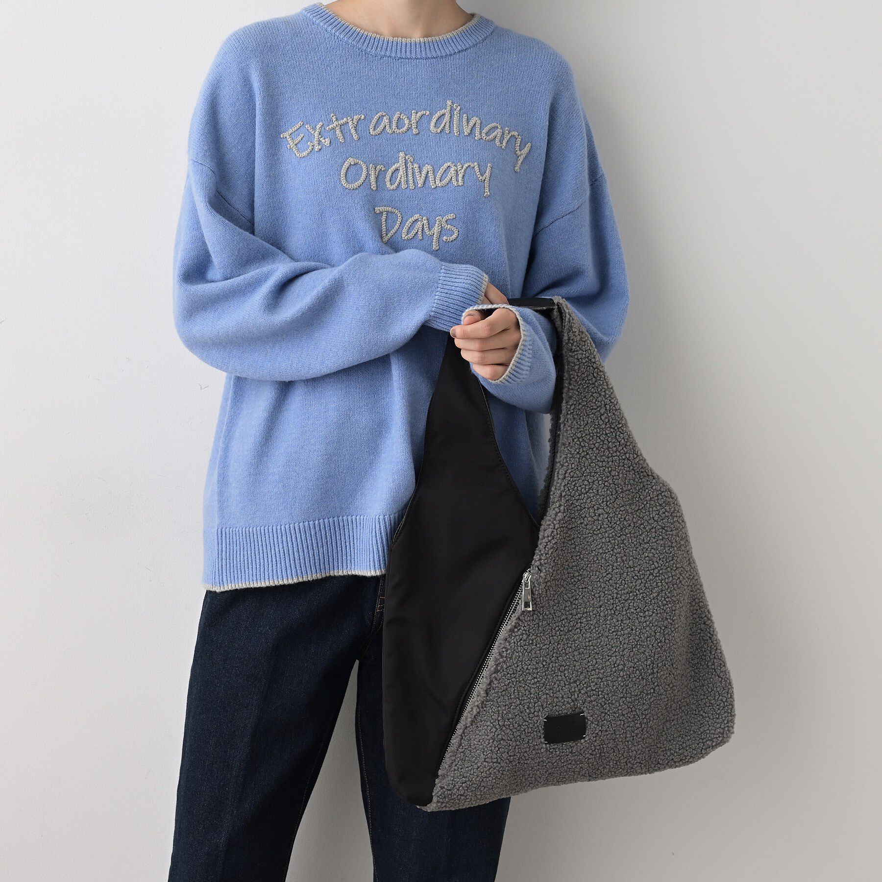 Dessin「トライアングルボアコンビバッグ」|トートバッグ|