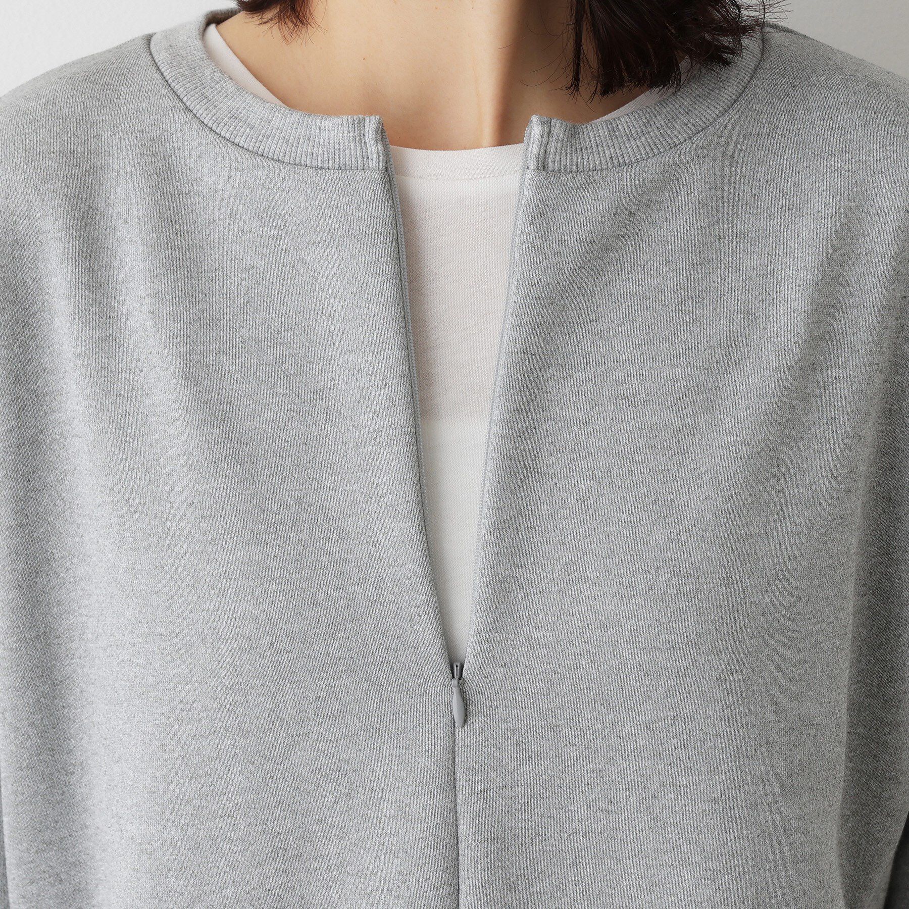 Dessin「【洗える】ハーフジップ裏毛」|パーカー|