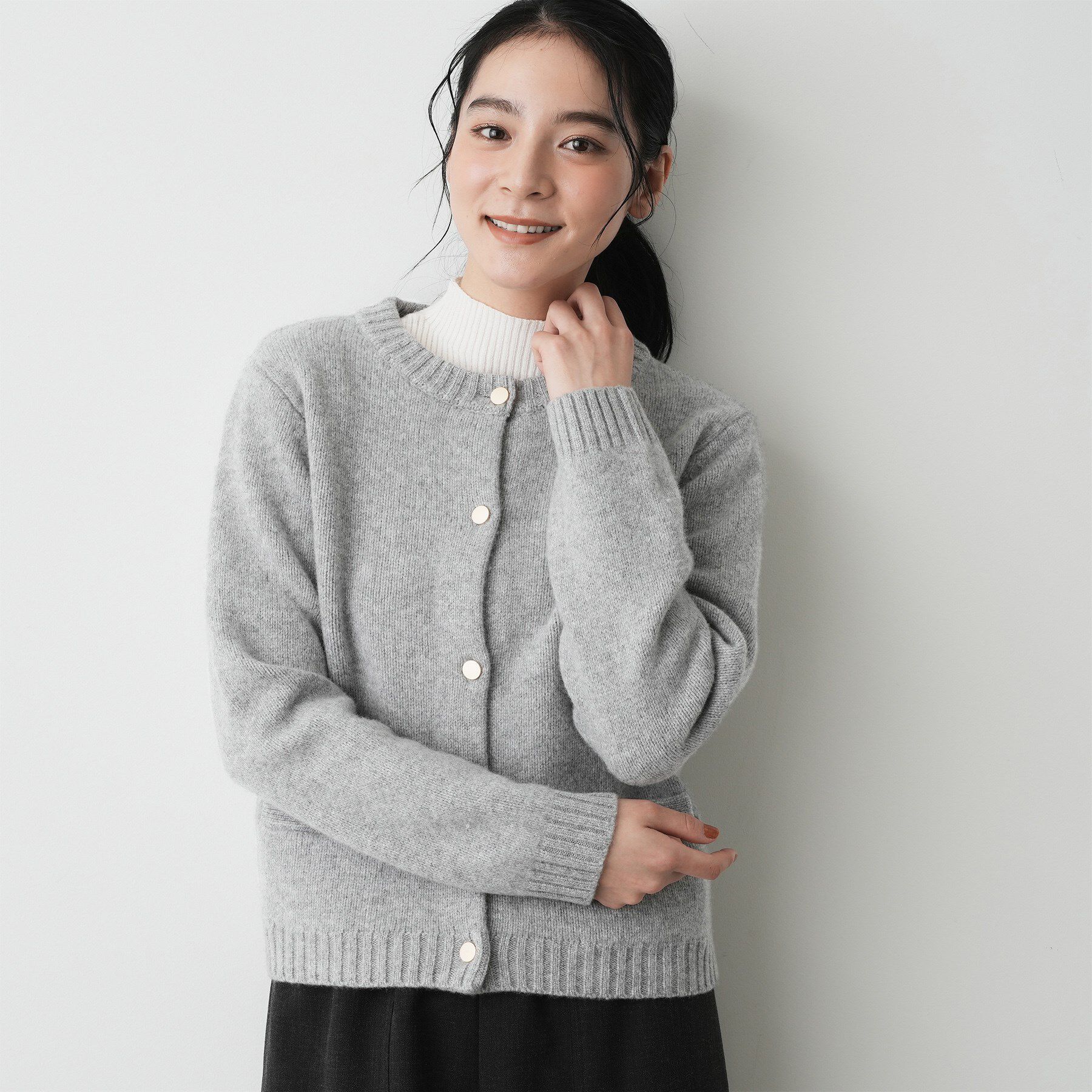 Dessin「ウールカシミヤカーディガン」|カーディガン|