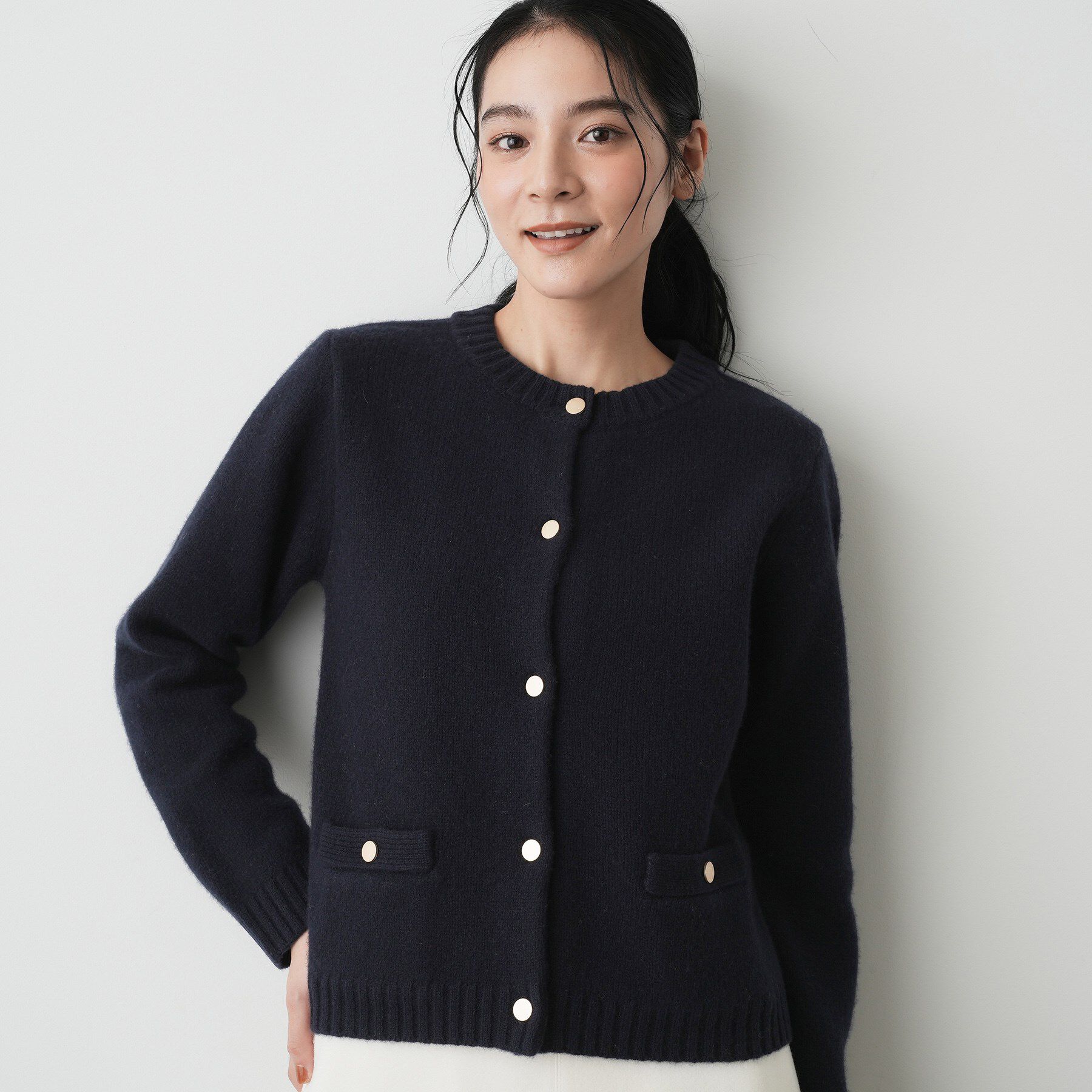 Dessin「ウールカシミヤカーディガン」|カーディガン|