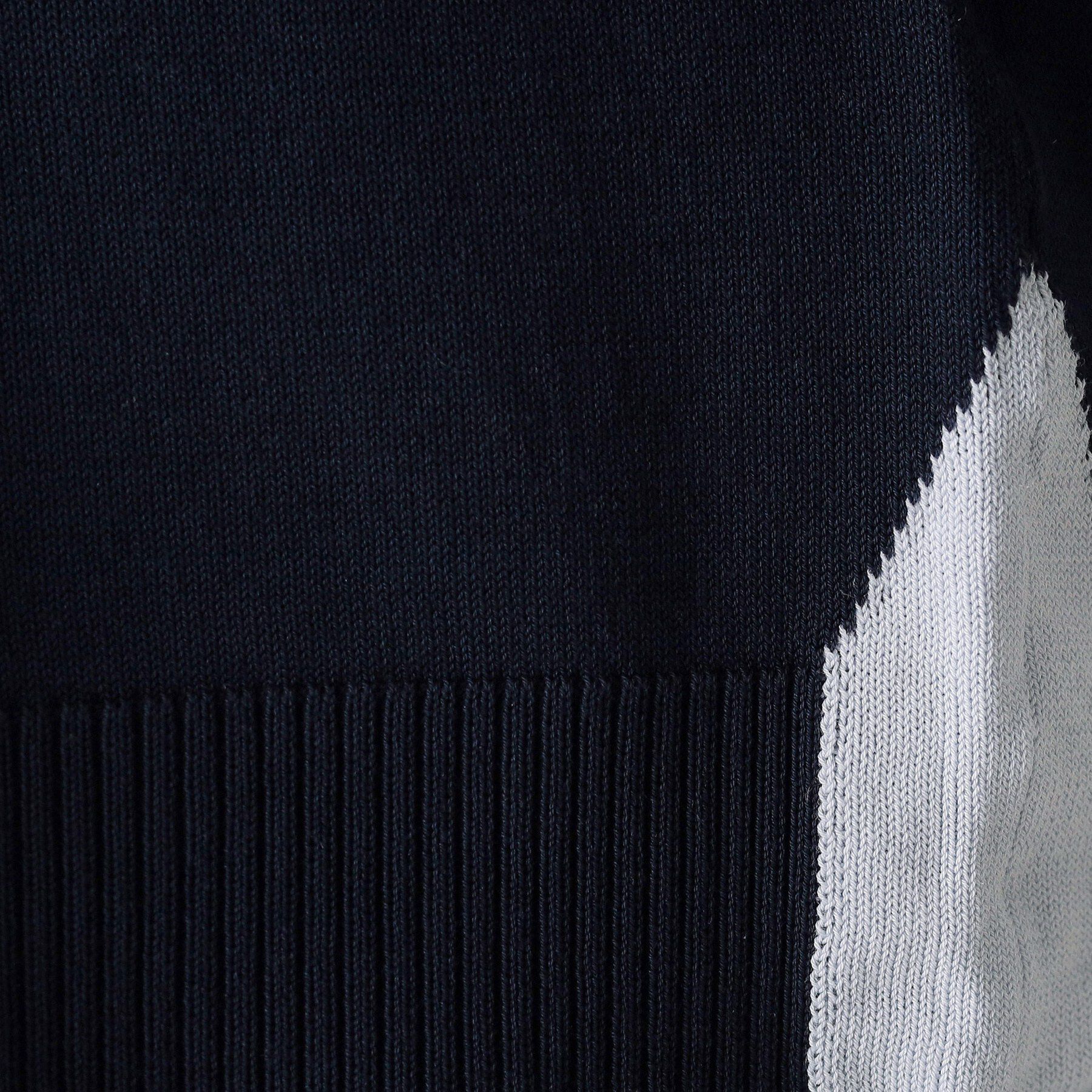 Dessin「【洗える】バイカラーボクシーシルエットニット」|ニット・セーター|