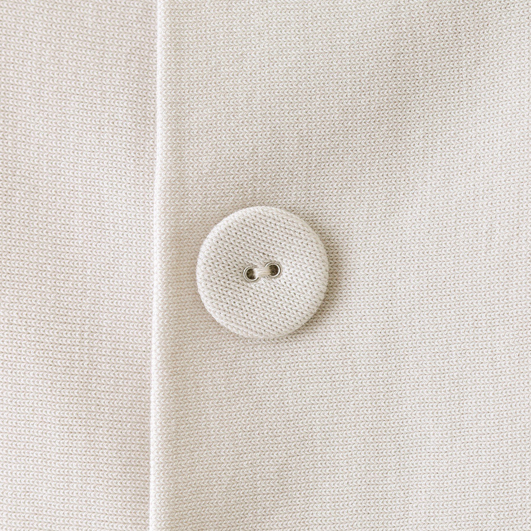 Dessin「【洗える】後ろボタンフレンチスリーブニット」|ニット・セーター|