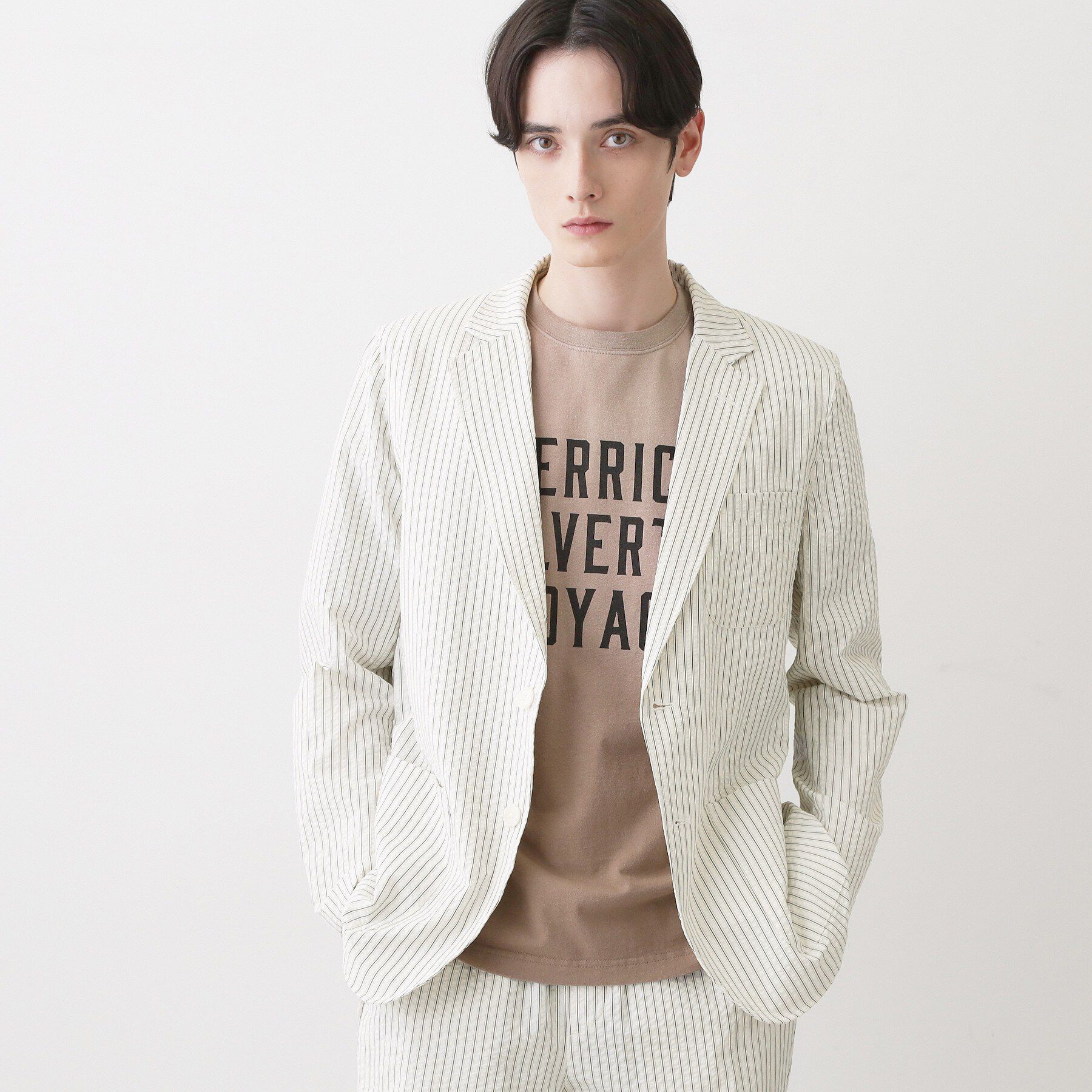 Dessin「サッカー素材 ジャケット」|テーラードジャケット|