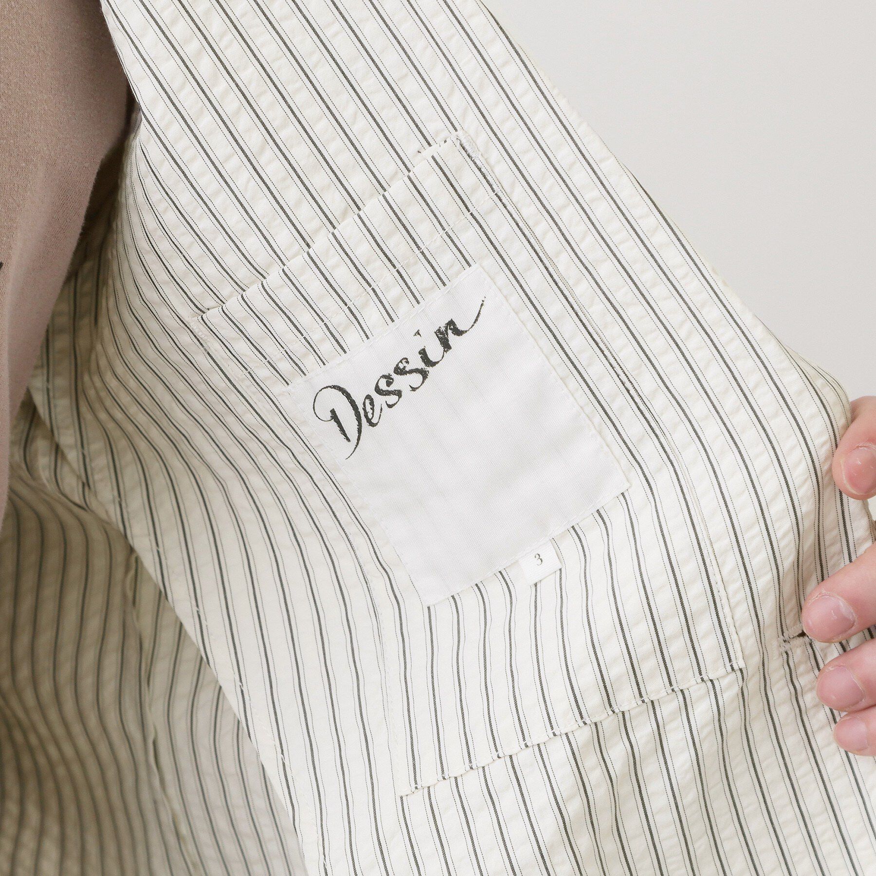 Dessin「サッカー素材 ジャケット」|テーラードジャケット|