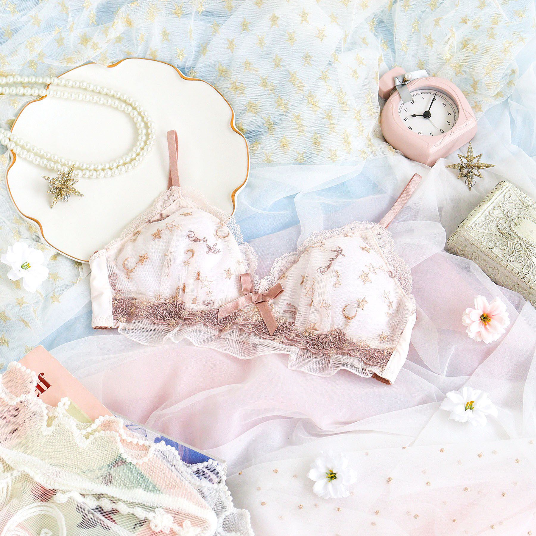 Risa Magli「ホリー ソフトブラ」|インナー|ピンク(071)