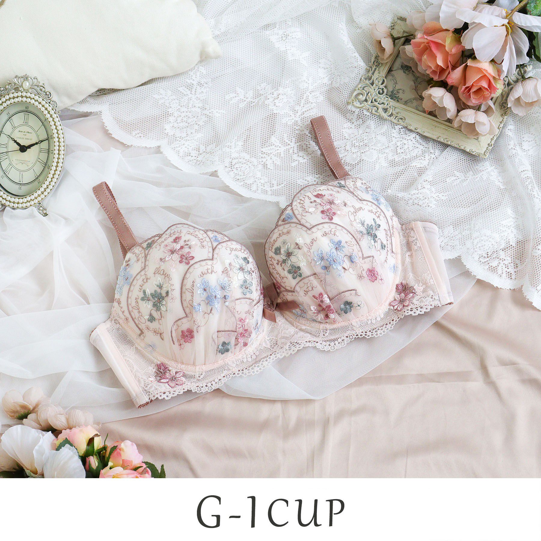 Risa Magli「フェリーチェ ブラジャー （G-I） ＜バストアップタイプ＞」|インナー|ピンク(071)