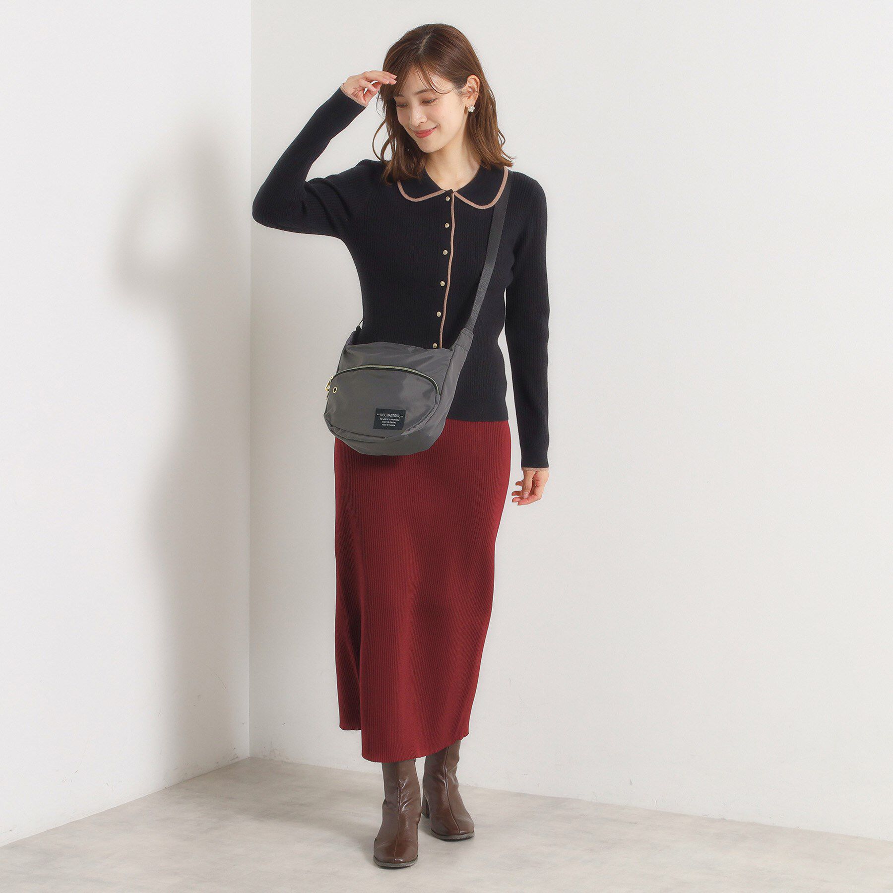 ITS&rsquo;DEMO「【防花粉】高密度ポリ半月ミニショルダー」|ショルダー・メッセンジャー|