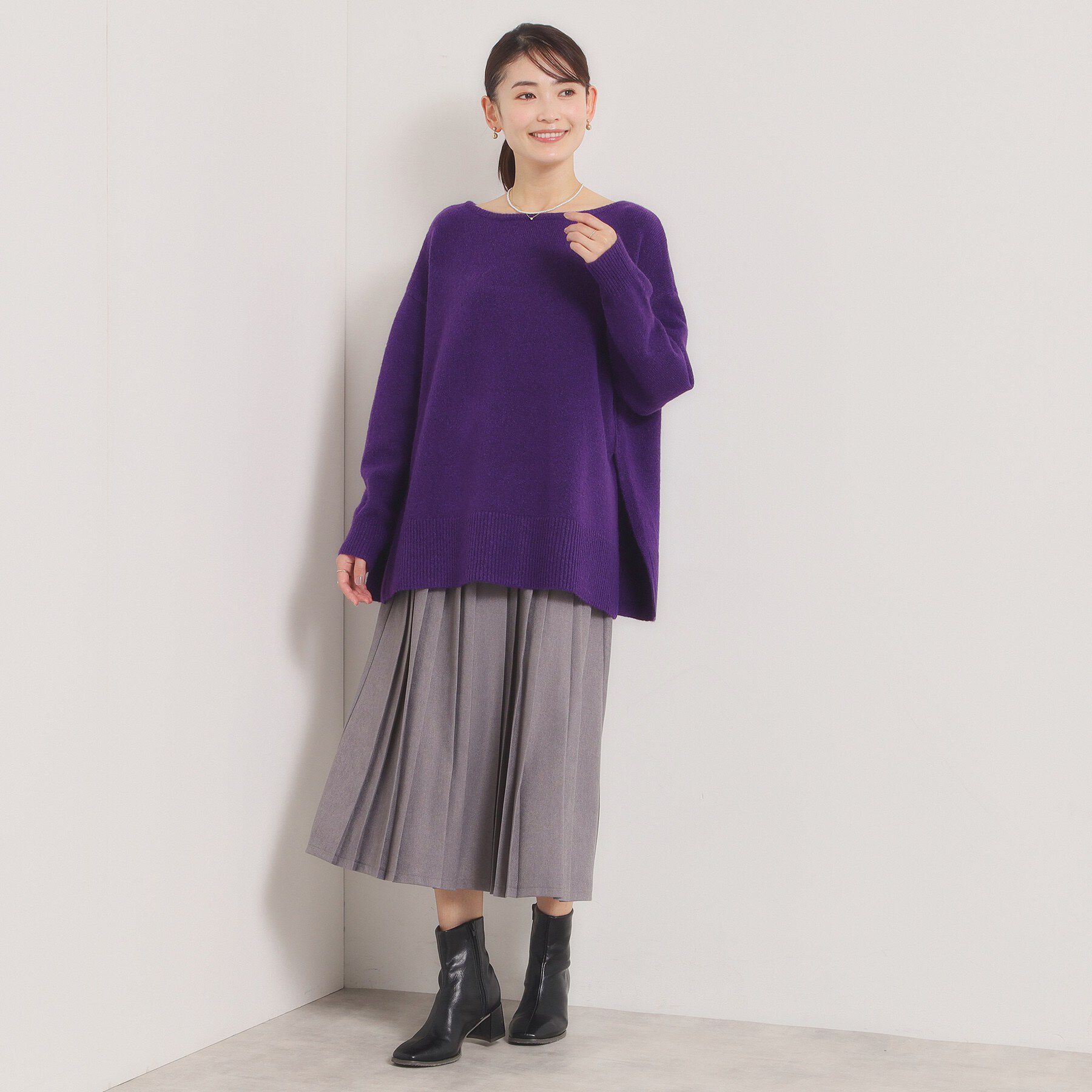 ITS&rsquo;DEMO「【手洗い可】ビッグシルエットニット」|ニット・セーター|