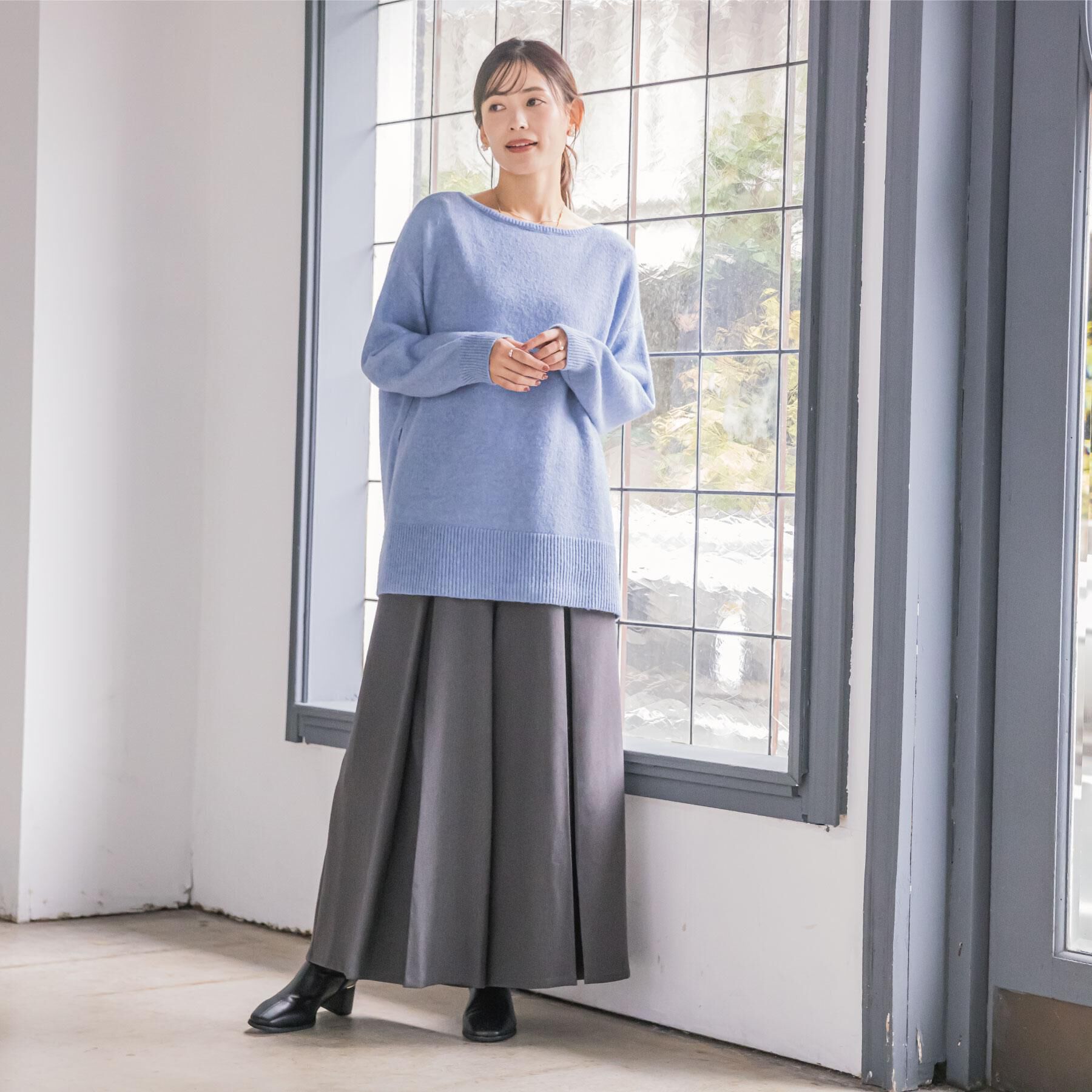 ITS&rsquo;DEMO「【手洗い可】ビッグシルエットニット」|ニット・セーター|