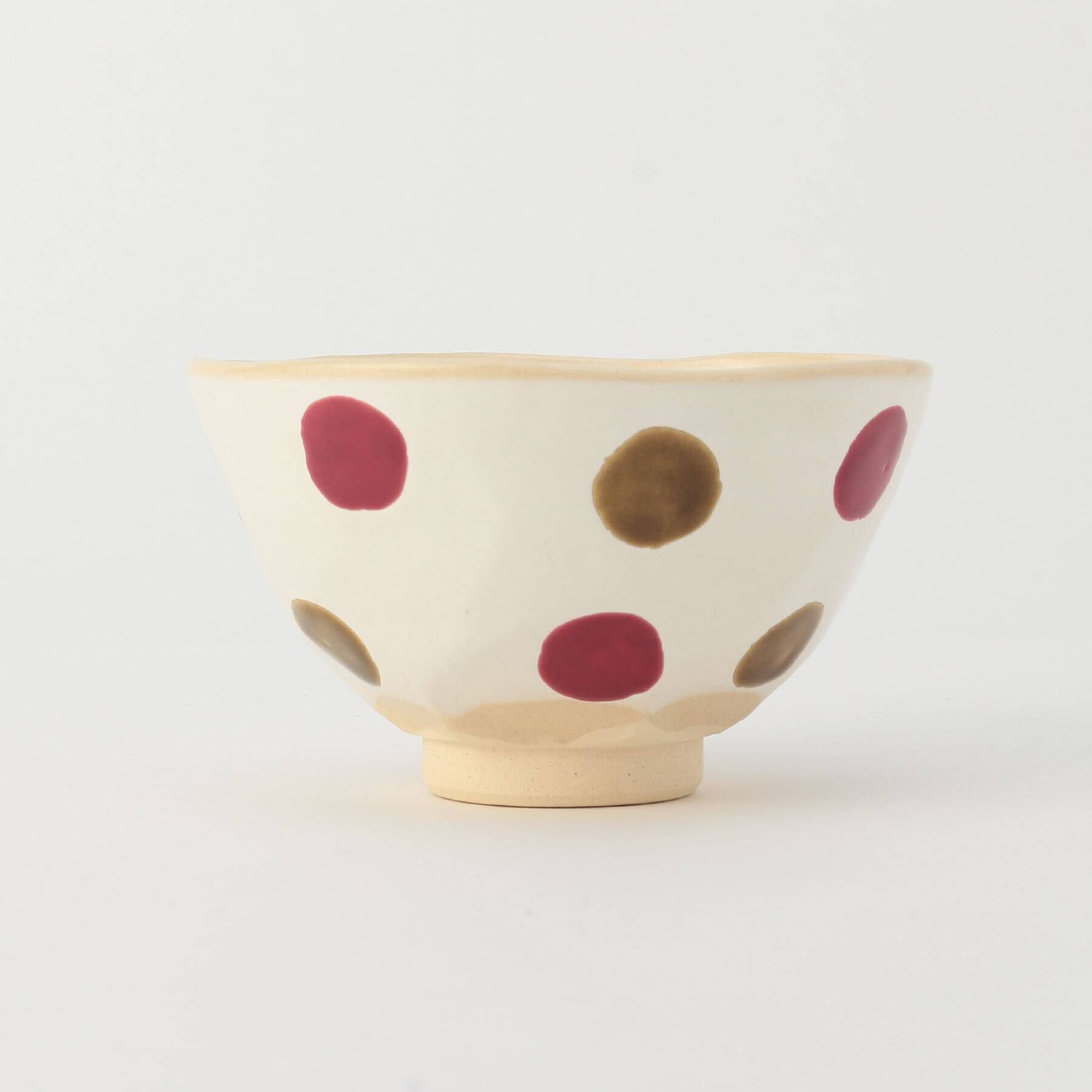 212 KITCHEN STORE「藍花 有田焼 飯椀 くらら 水玉 赤」|食器・キッチングッズ|