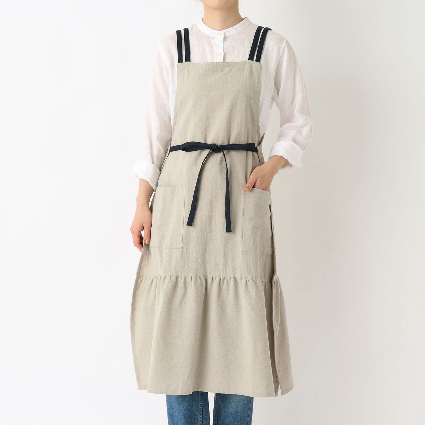 212 KITCHEN STORE「3Wayギャザーエプロン GY ＜212Kオリジナル ＞」|食器・キッチングッズ|