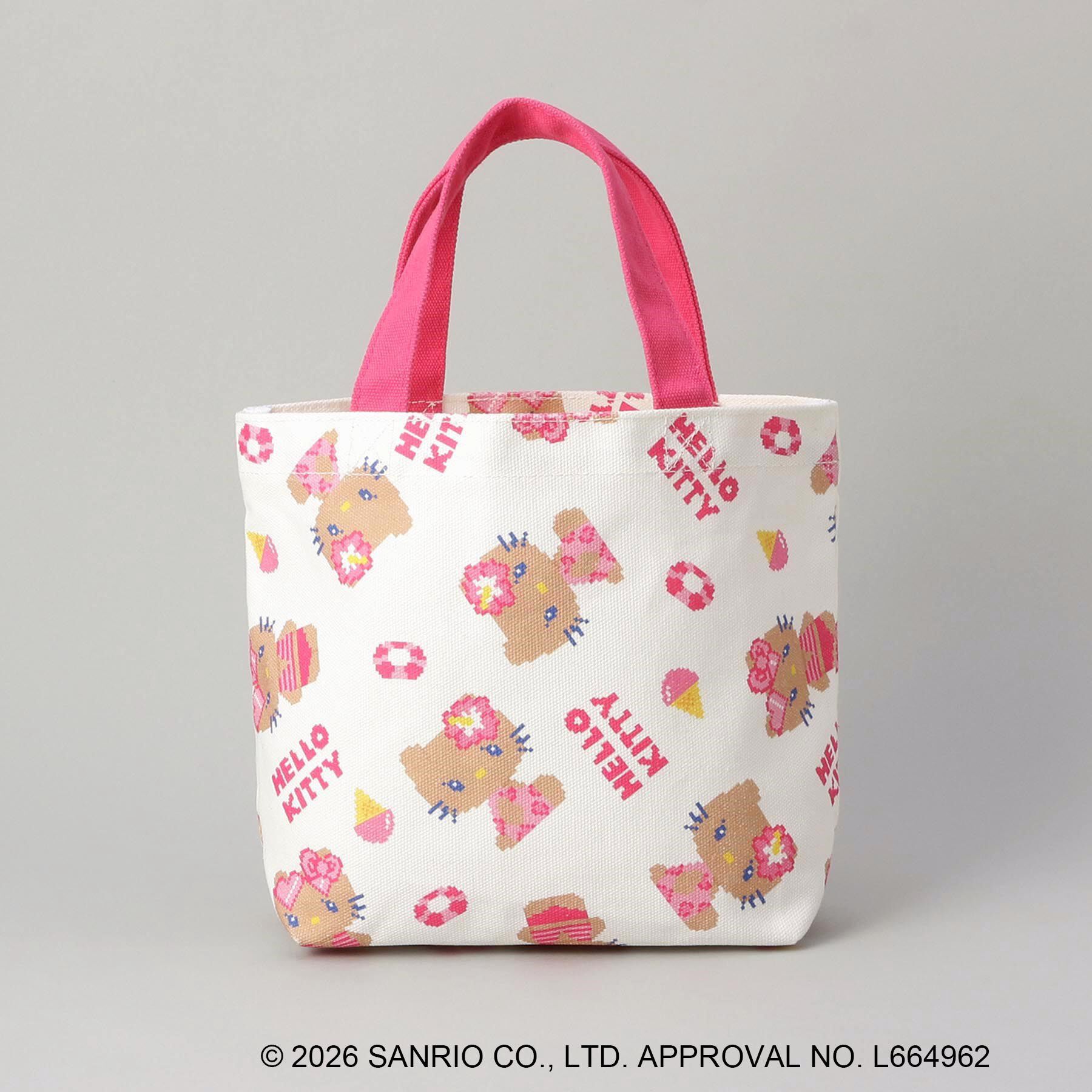 212 KITCHEN STORE「日焼けハローキティ DOTミニランチバッグ パターン」|その他|