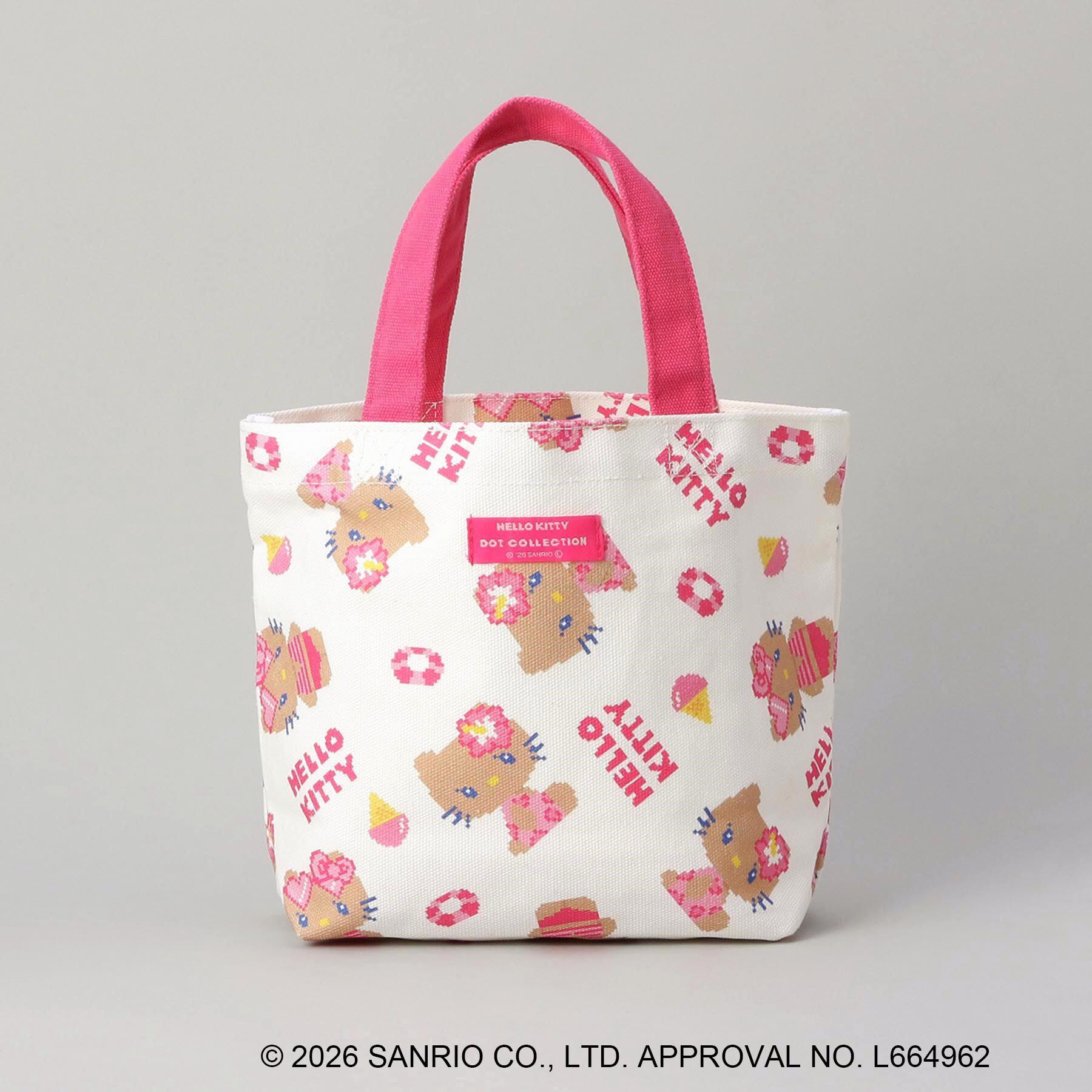 212 KITCHEN STORE「日焼けハローキティ DOTミニランチバッグ パターン」|その他|