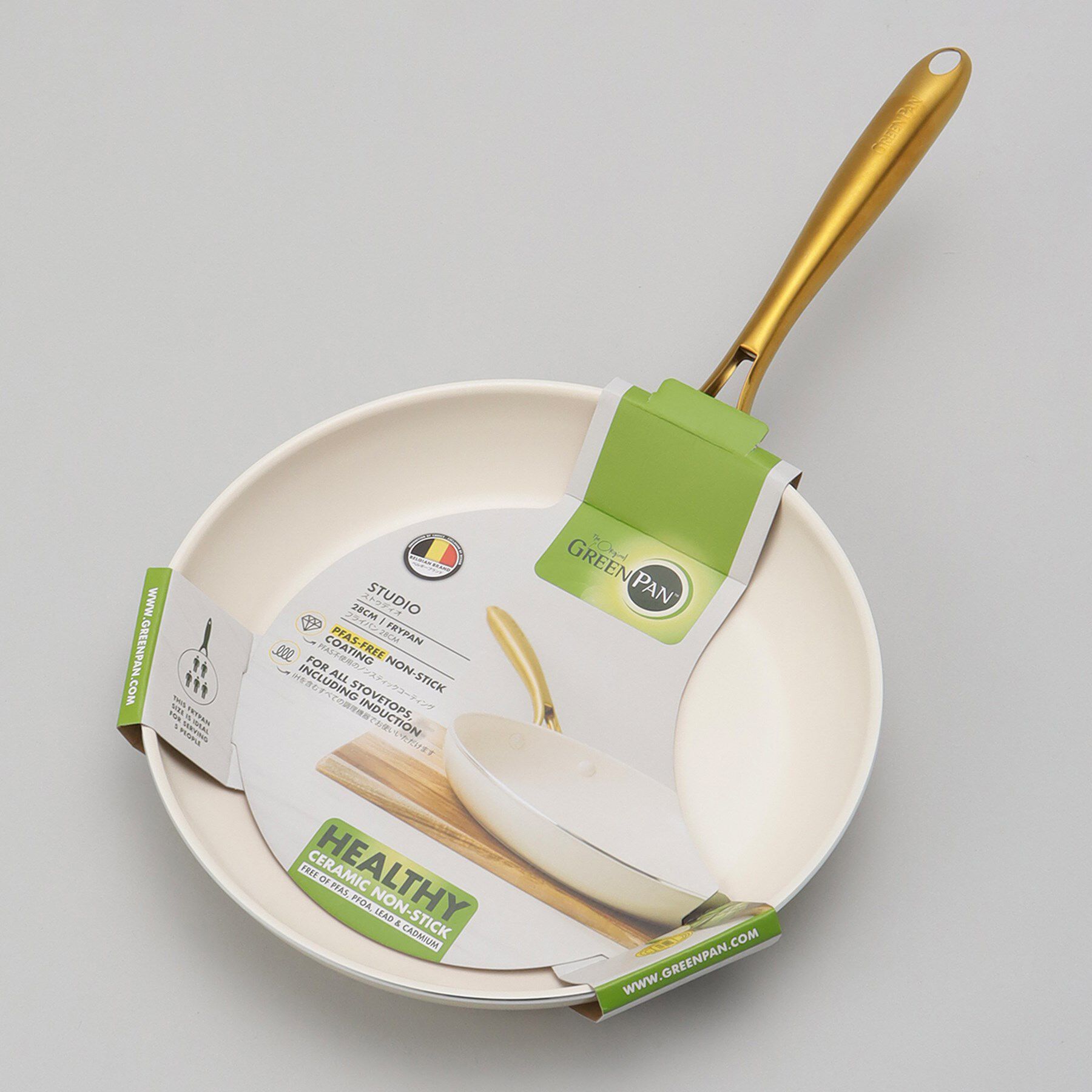 212 KITCHEN STORE「ストゥディオ フライパン 28cm WH ＜GreenPan グリーンパン＞」|食器・キッチングッズ|