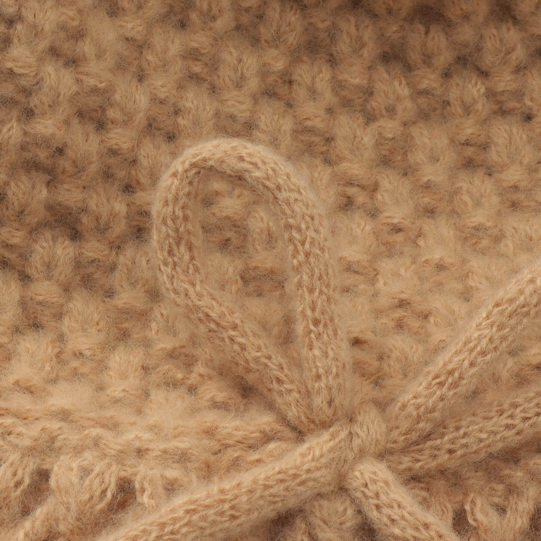 Grandedge「コードリボンニットチューリップハット」|ニット帽|