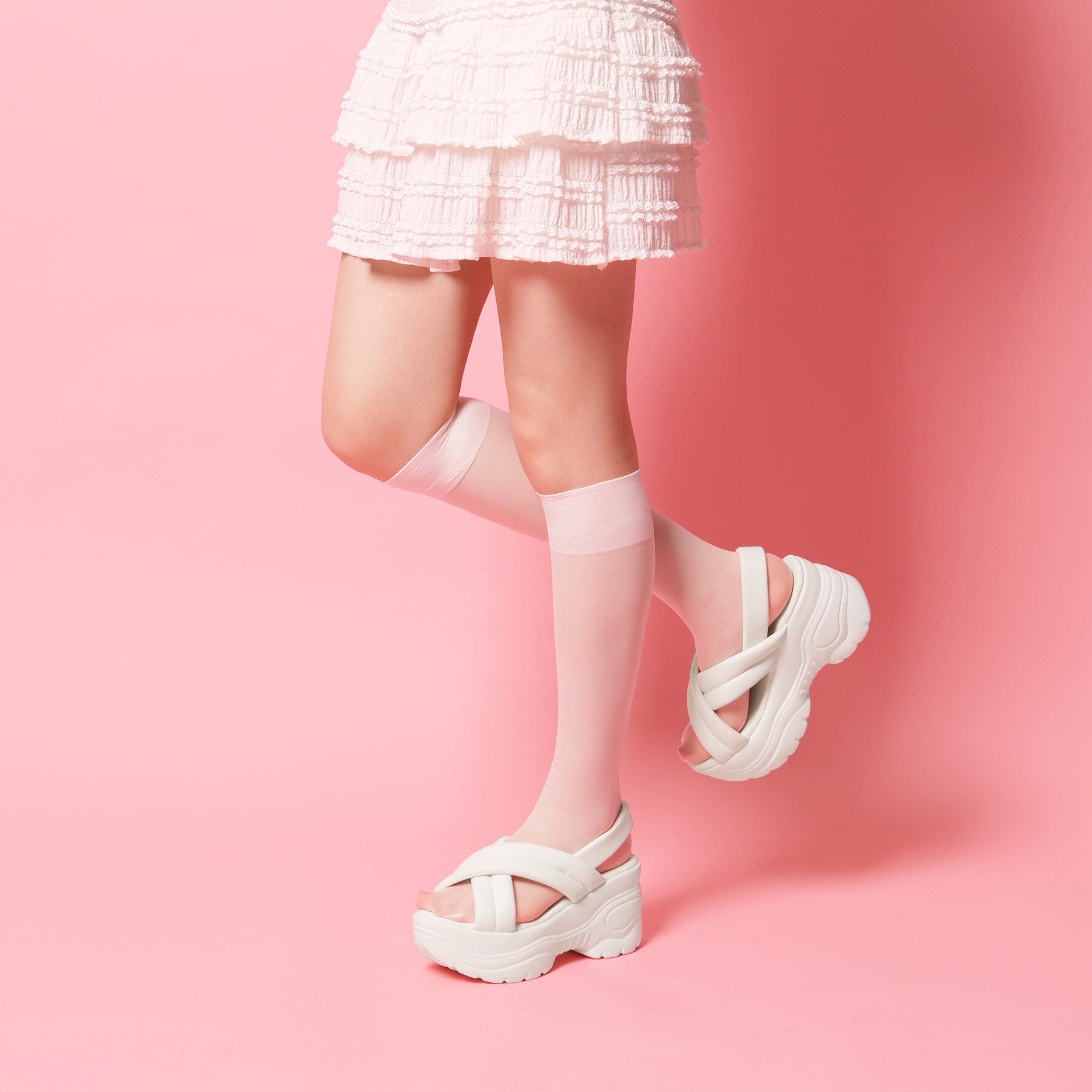 csT&P「厚底クロスサンダル パデットサンダル」|サンダル|