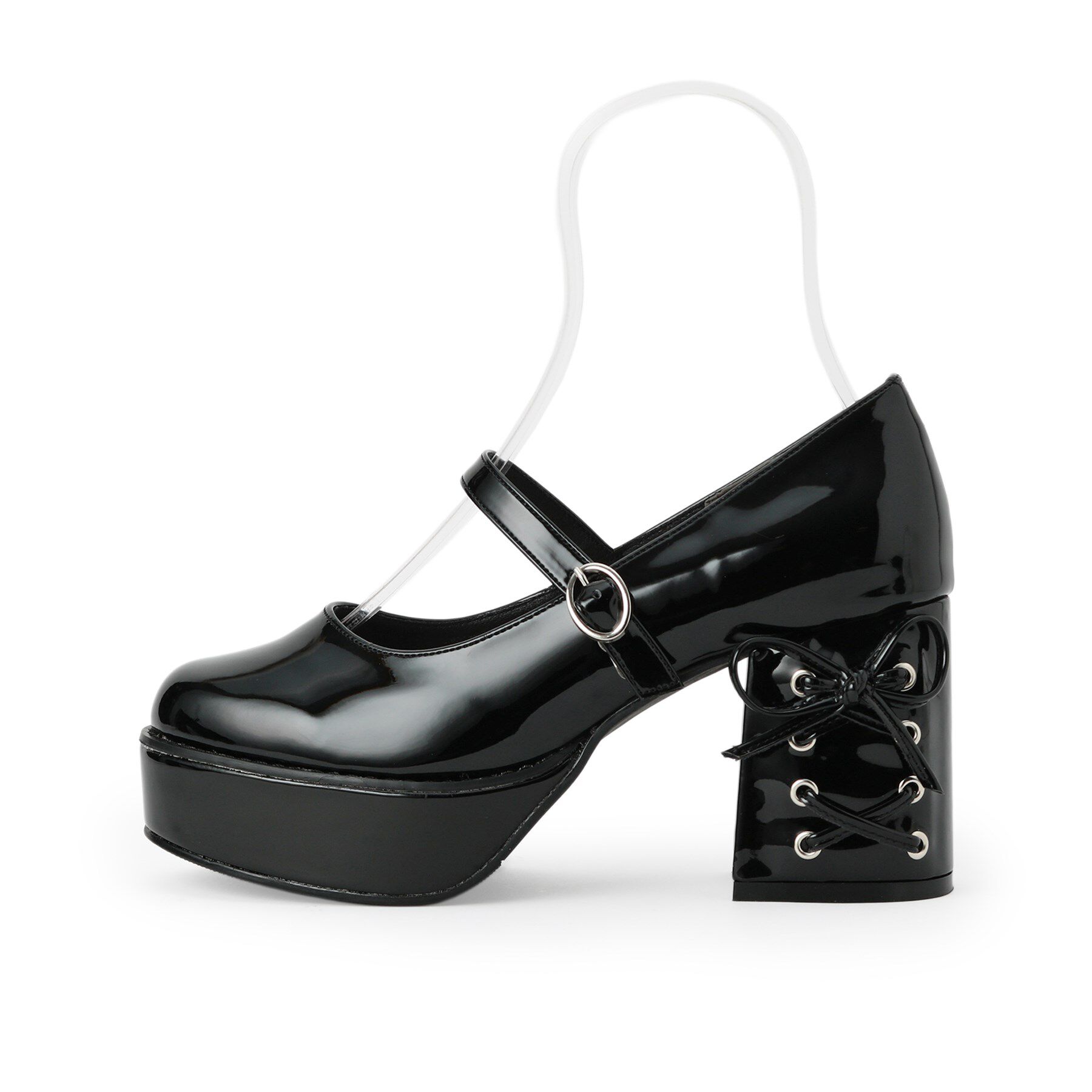 csT&P「厚底ヒールレースアップパンプス」|パンプス|