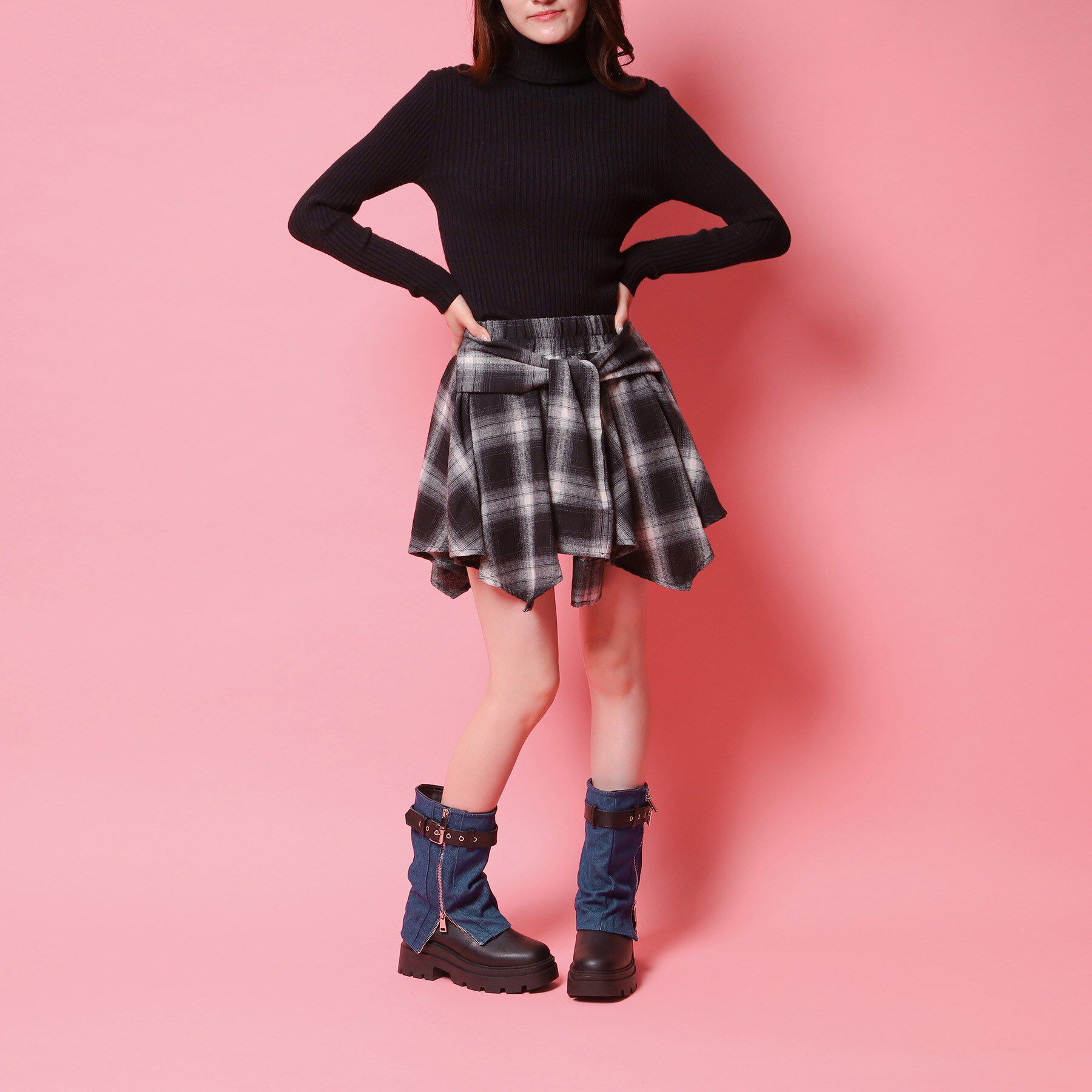 csT&P「ベルト付きカバーブーツ」|ショートブーツ|