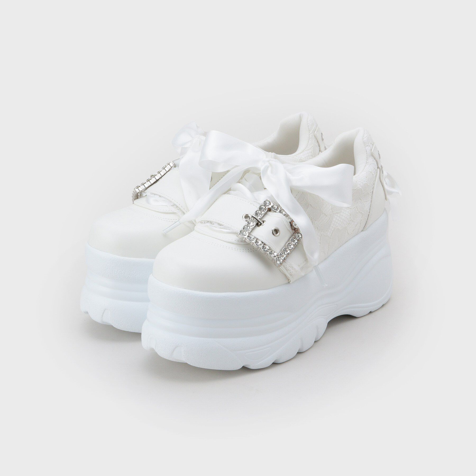 csT&P「夢見る厚底十字架キラキラスニーカー」|スニーカー|