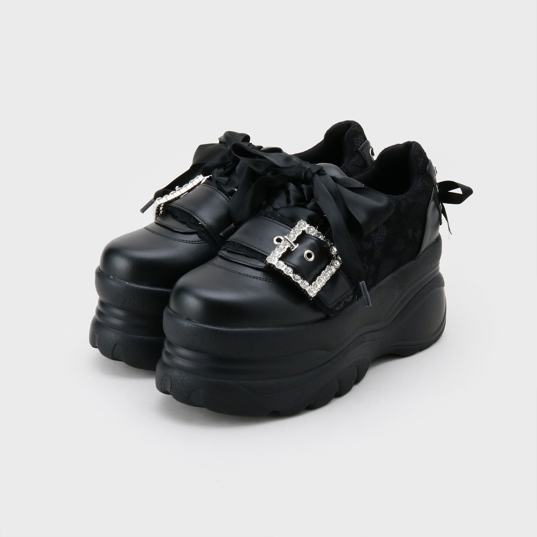 csT&P「夢見る厚底十字架キラキラスニーカー」|スニーカー|