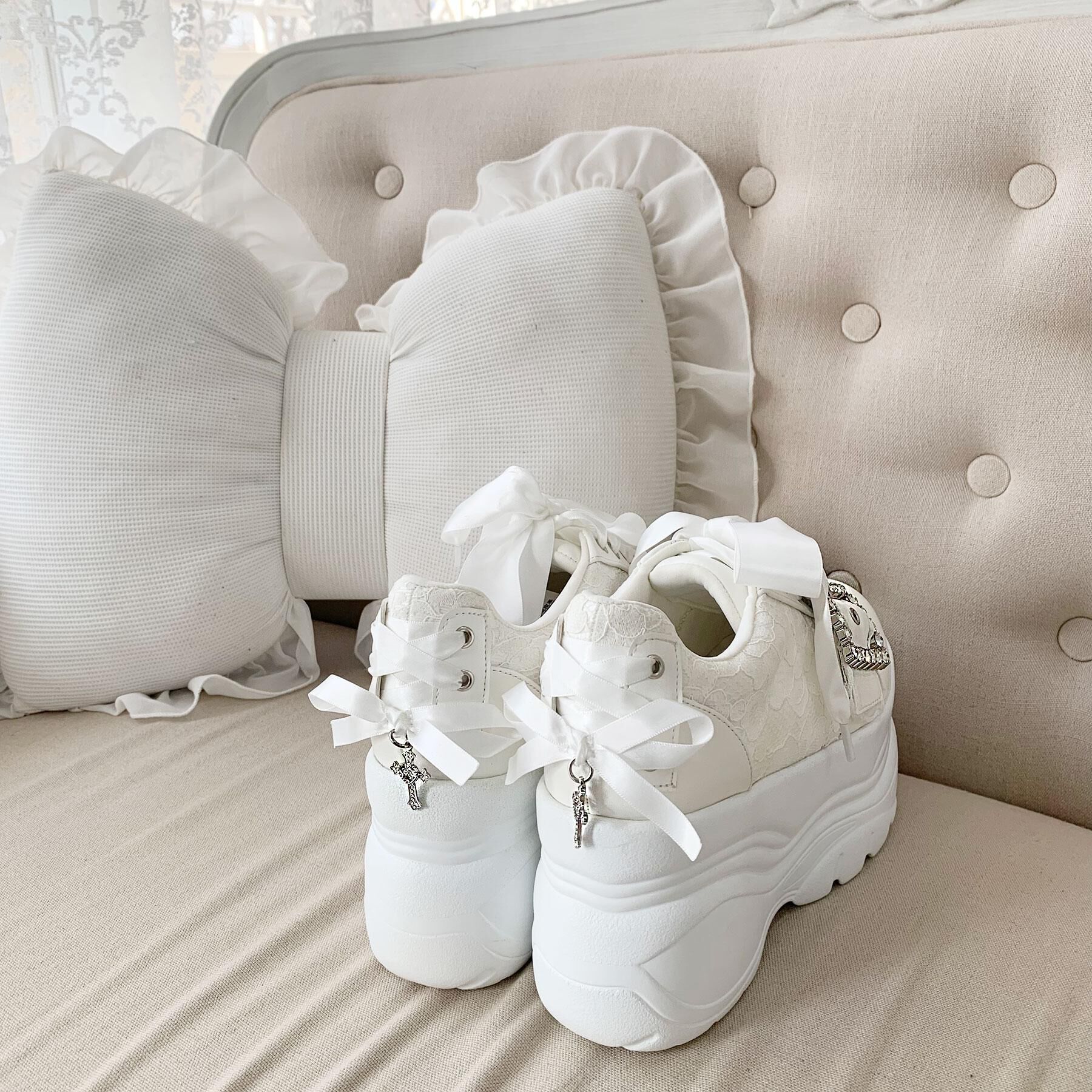 csT&P「夢見る厚底十字架キラキラスニーカー」|スニーカー|