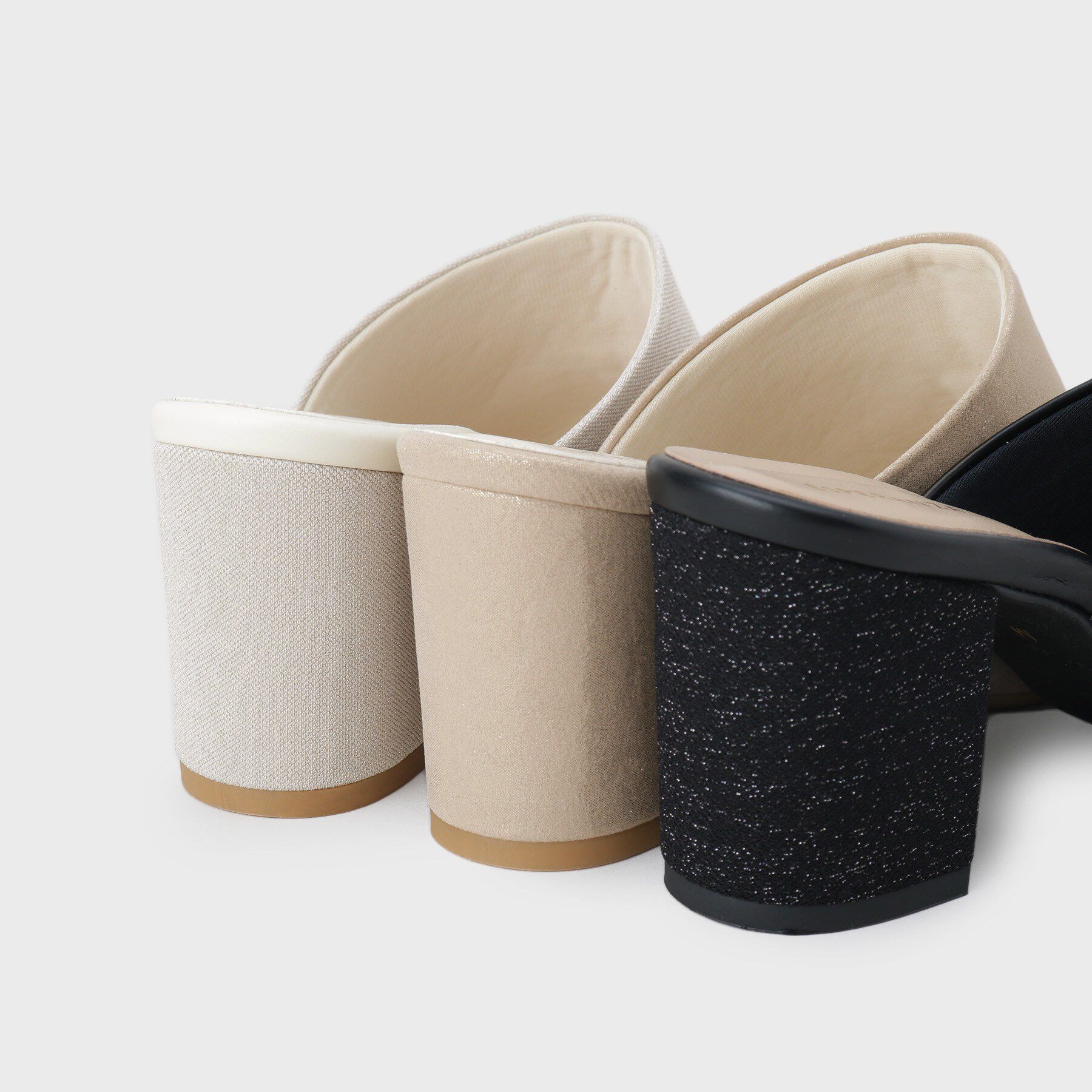 ESPERANZA「スクエアブロックヒールミュール」|サンダル|