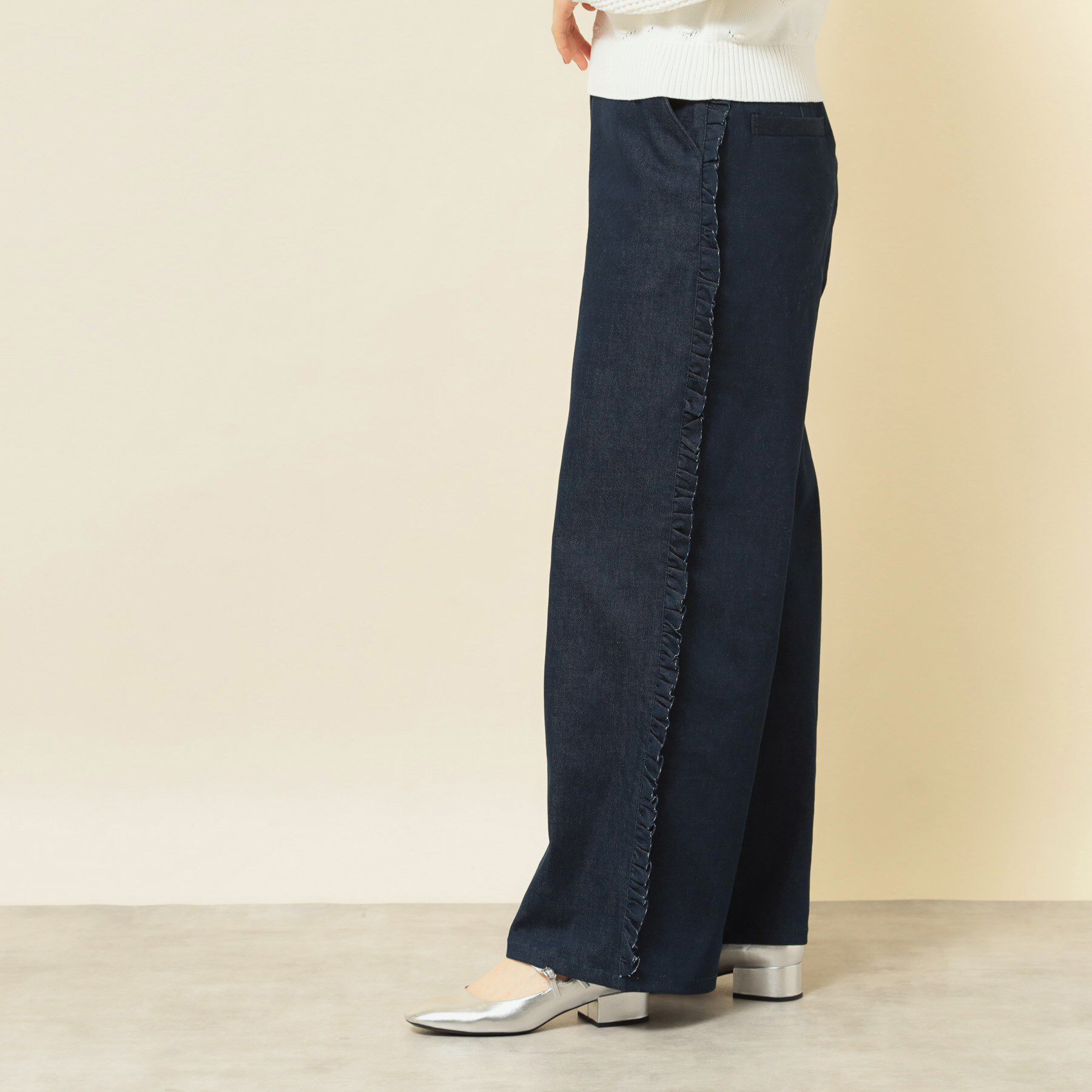 SunaUna「【COLLECTION LINE】フリルデニム」|その他|