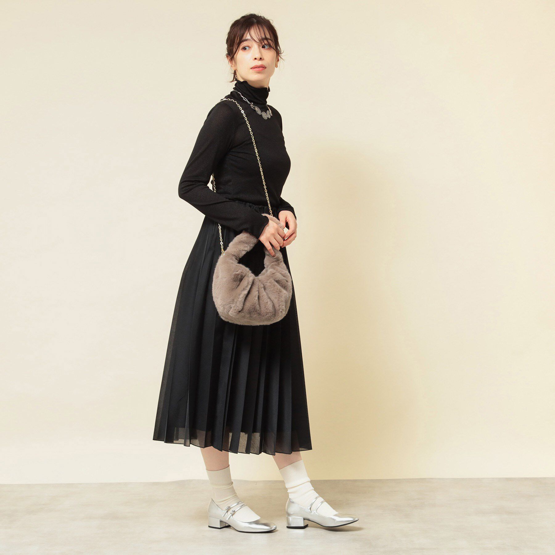 SunaUna「フェイクファーバッグ」|ショルダー・メッセンジャー|