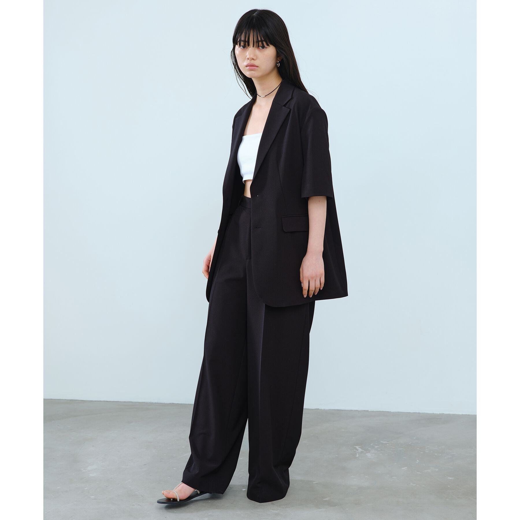 CODE A「half sleeve jacket」|テーラードジャケット|