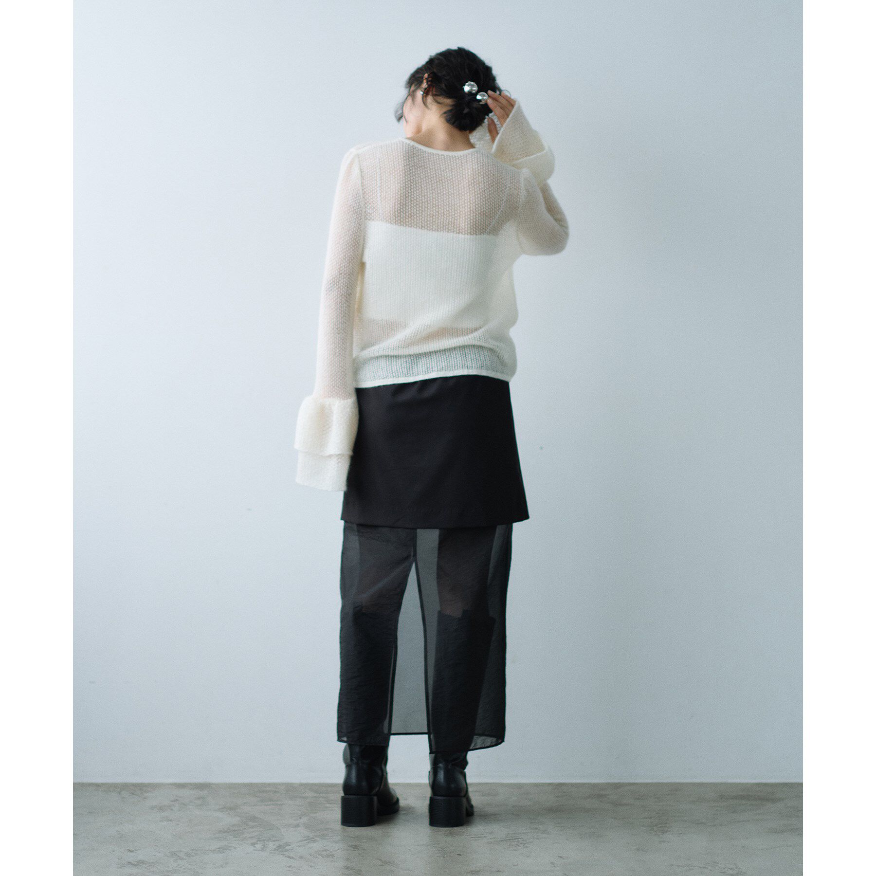 CODE A「bell sleeve mohair pullover」|ニット・セーター|