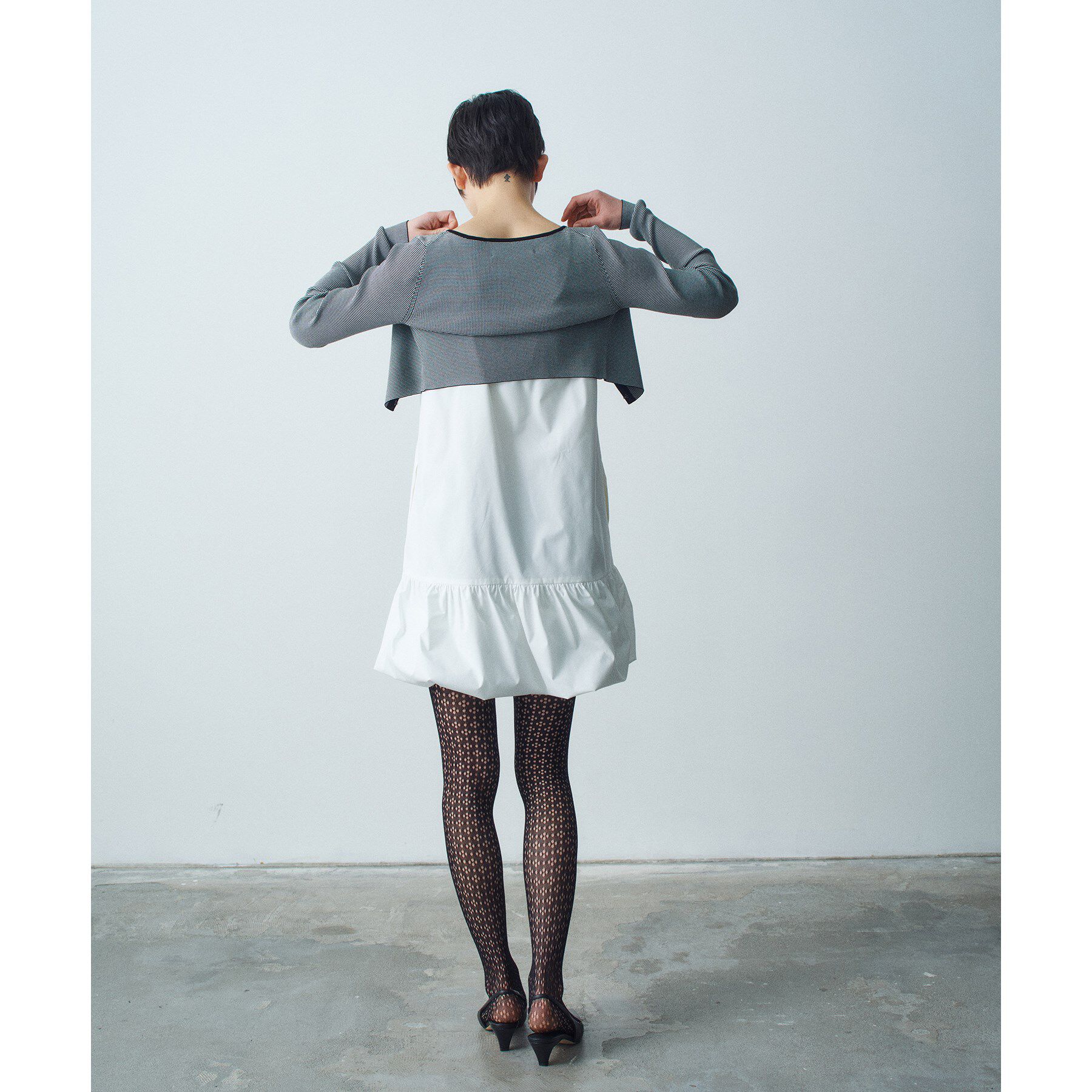 CODE A「◆balloon mini dress」|ワンピース|