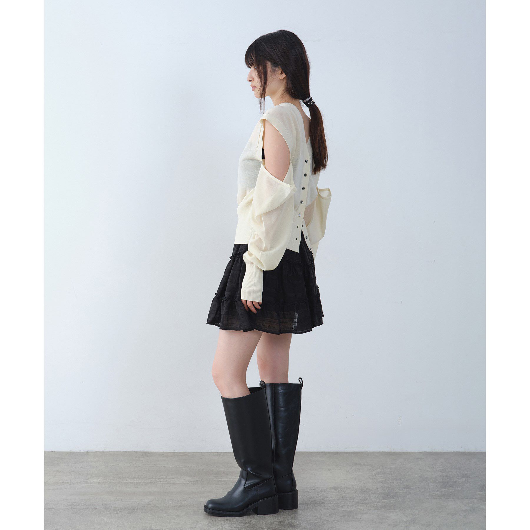 CODE A「multiway knit cardigan」|カーディガン|