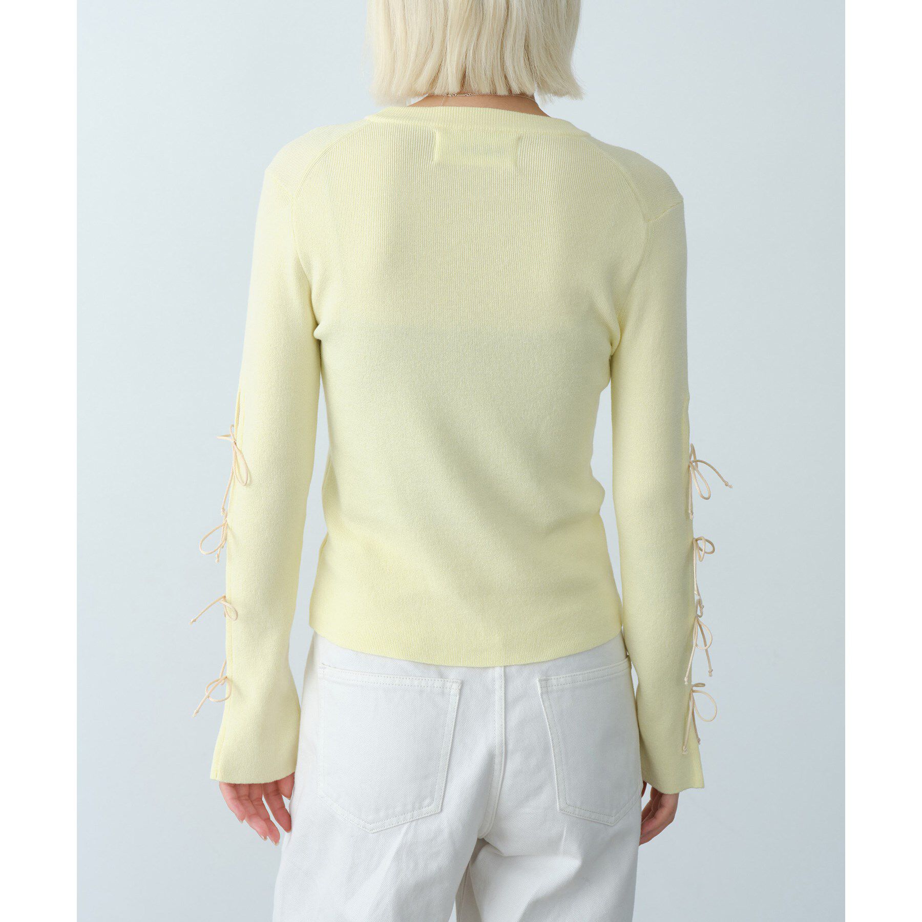 CODE A「ribbon slit pullover」|ニット・セーター|