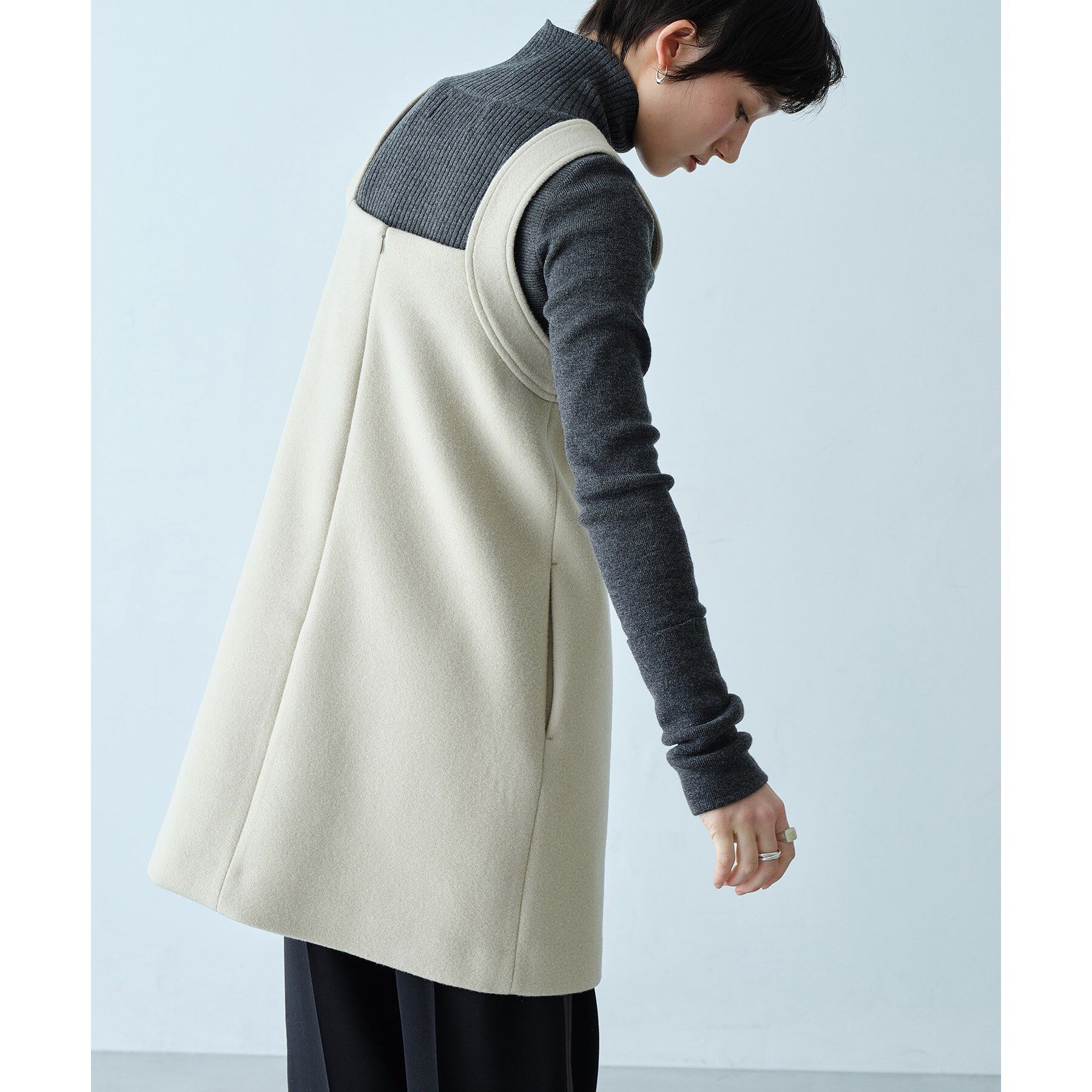 CODE A「wool mini dress」|ワンピース|