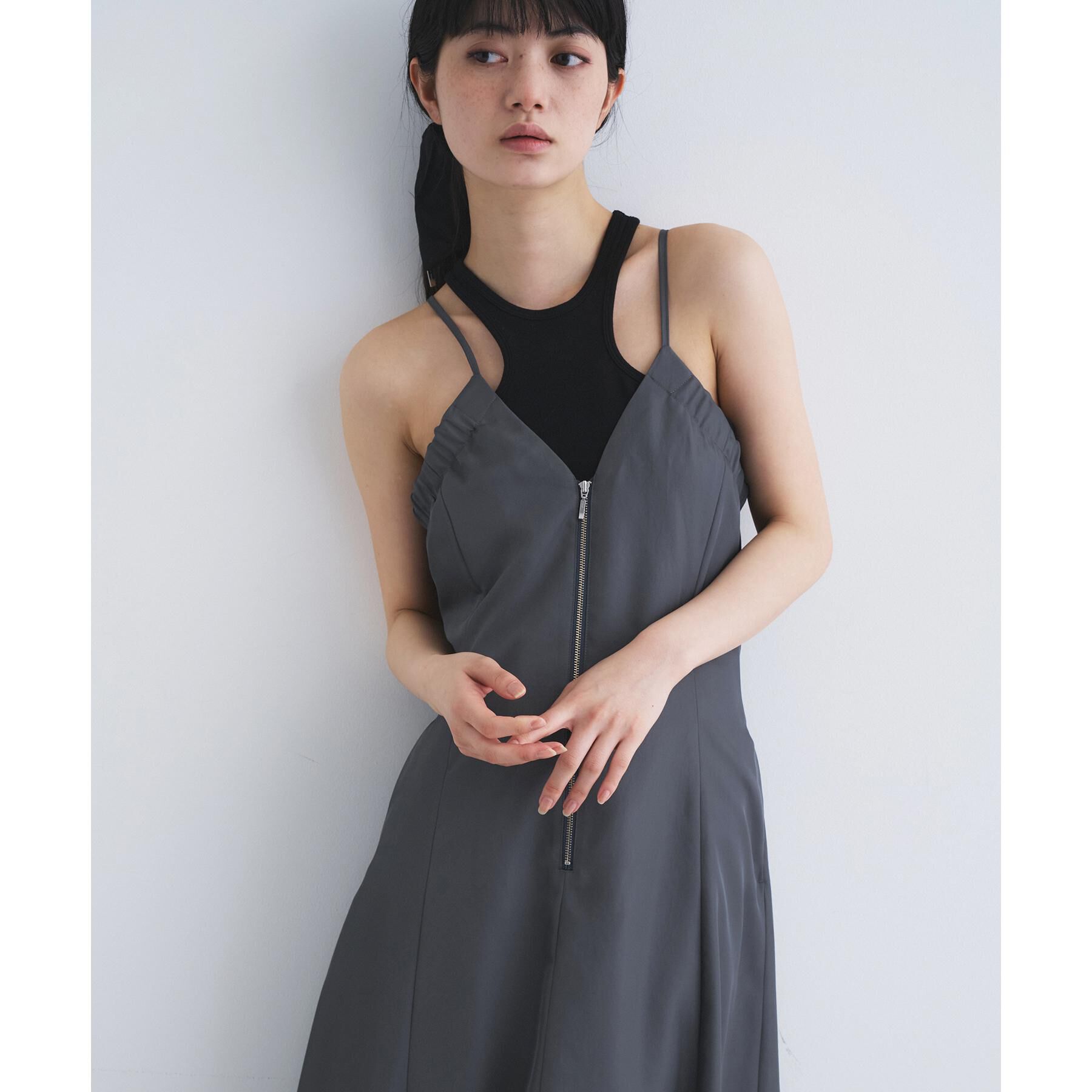 CODE A「【Re】design cut tank」|キャミソール|
