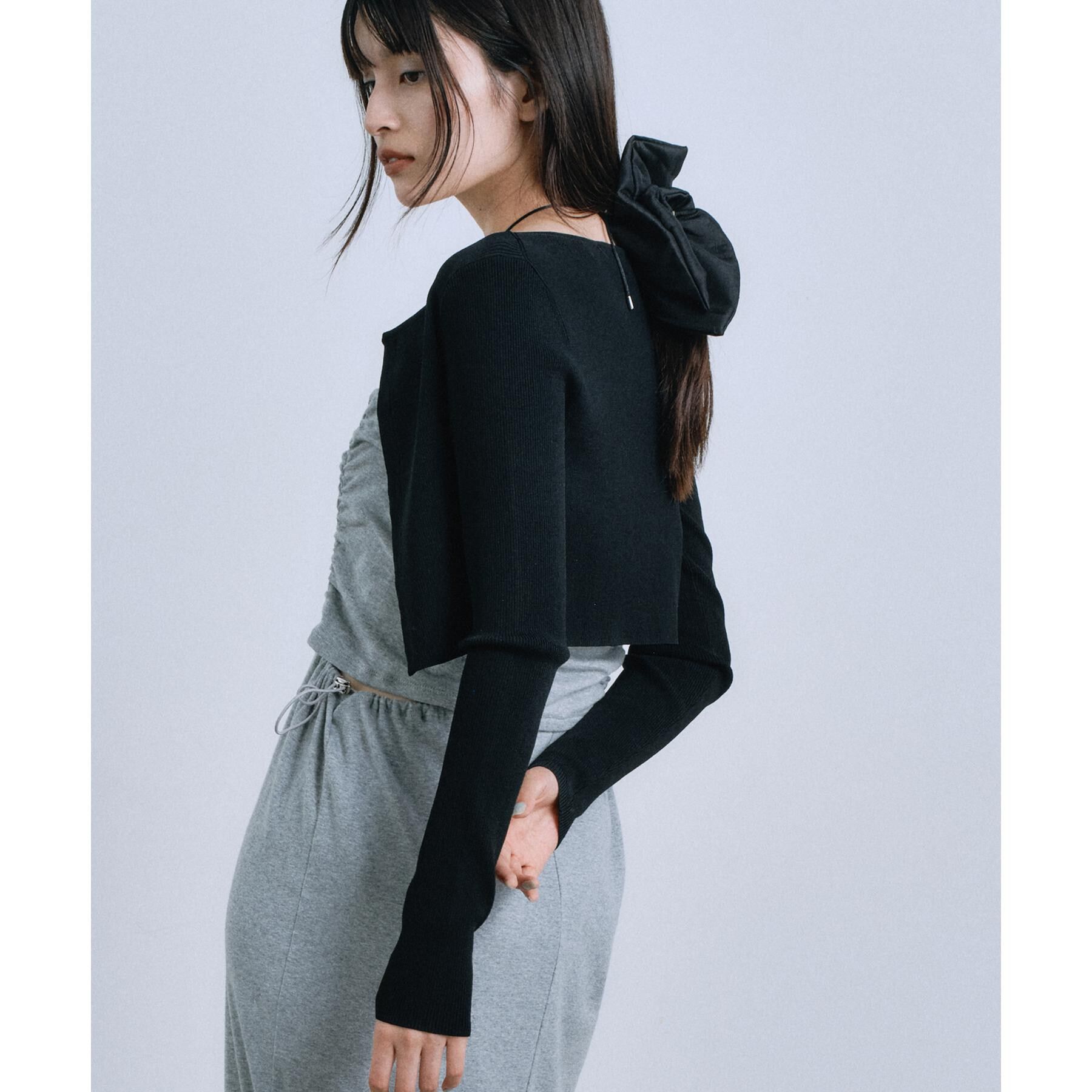 CODE A「【Re】stretch hook cardigan」|カーディガン|