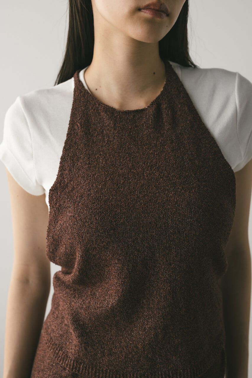 STYLEMIXER「ホルターパイルニットトップ」|キャミソール|