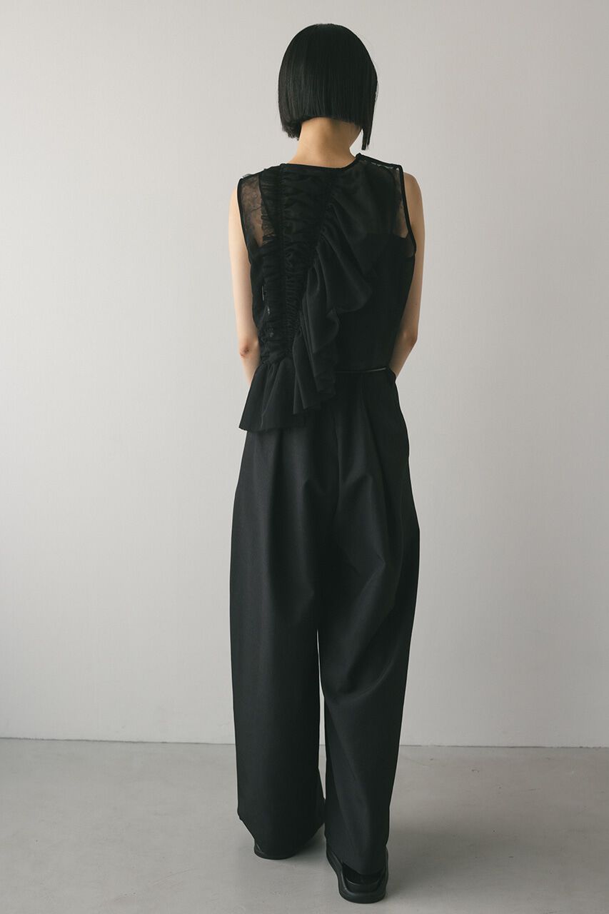 STYLEMIXER「チュールシャーリングトップ」|タンクトップ|