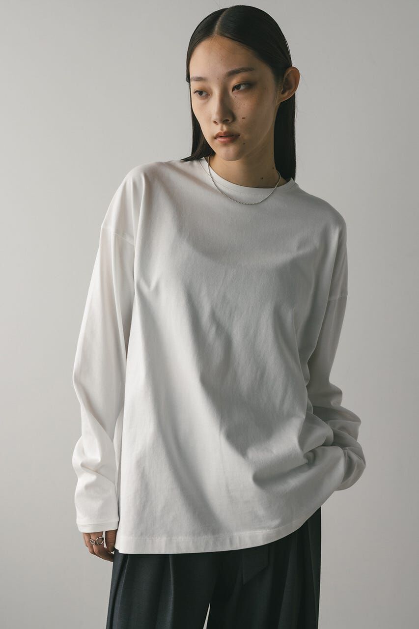STYLEMIXER「ルーズシルエットロンT」|Tシャツ・カットソー|WHT