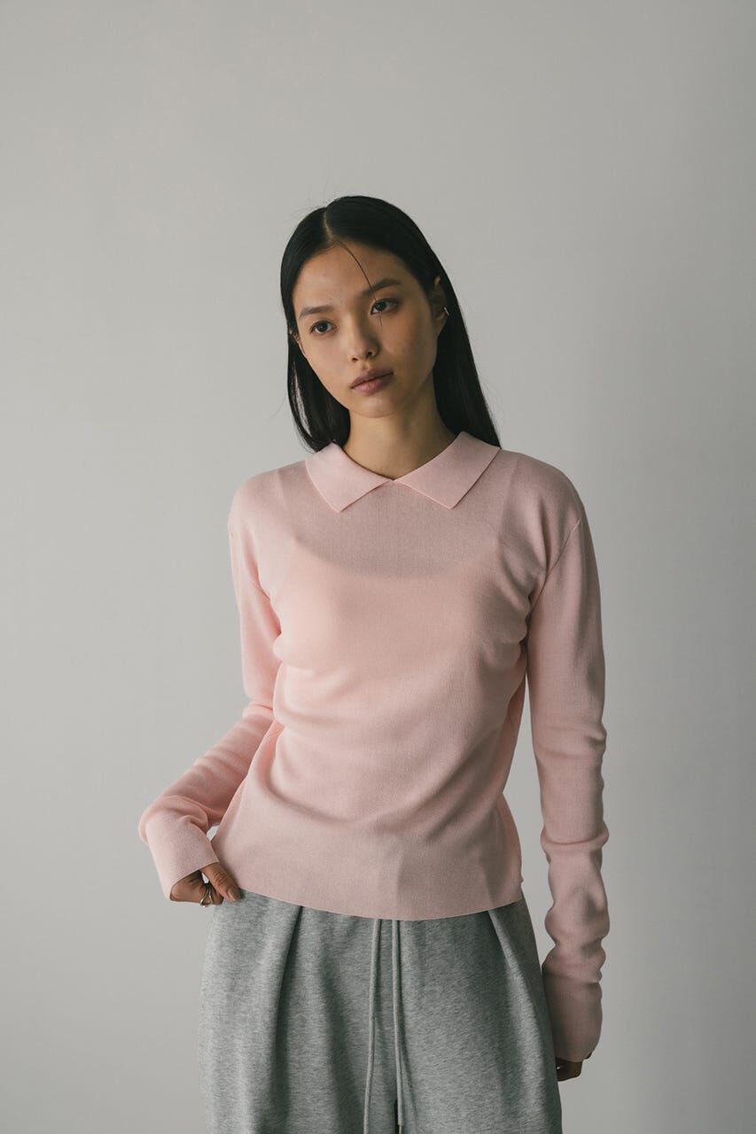 STYLEMIXER「2WAYカラーニットポロ」|ニット・セーター|