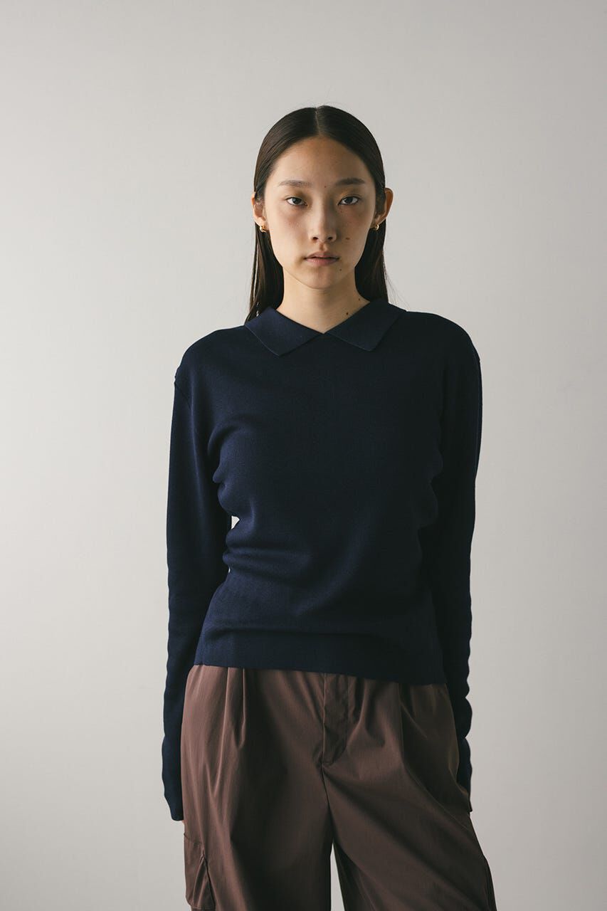 STYLEMIXER「2WAYカラーニットポロ」|ニット・セーター|