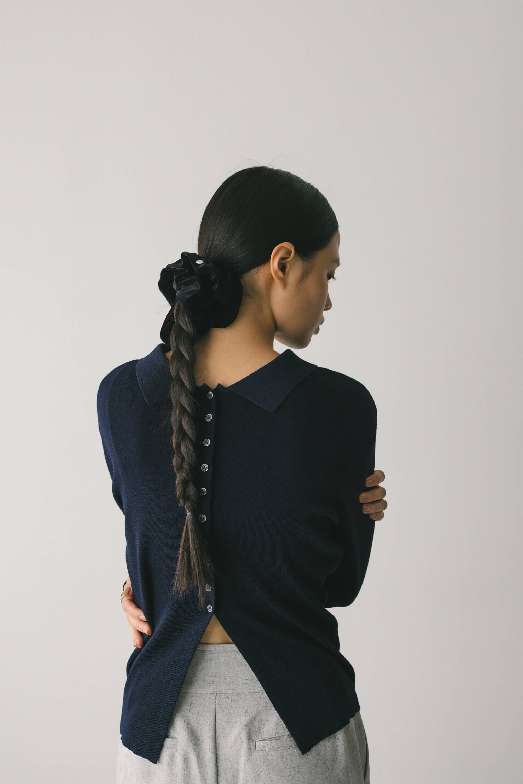 STYLEMIXER「2WAYカラーニットポロ」|ニット・セーター|