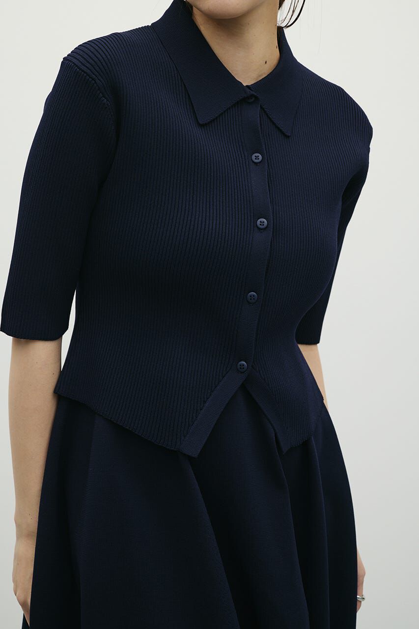 STYLEMIXER「2ピースハーフスリーブポロニットワンピース」|ワンピース|