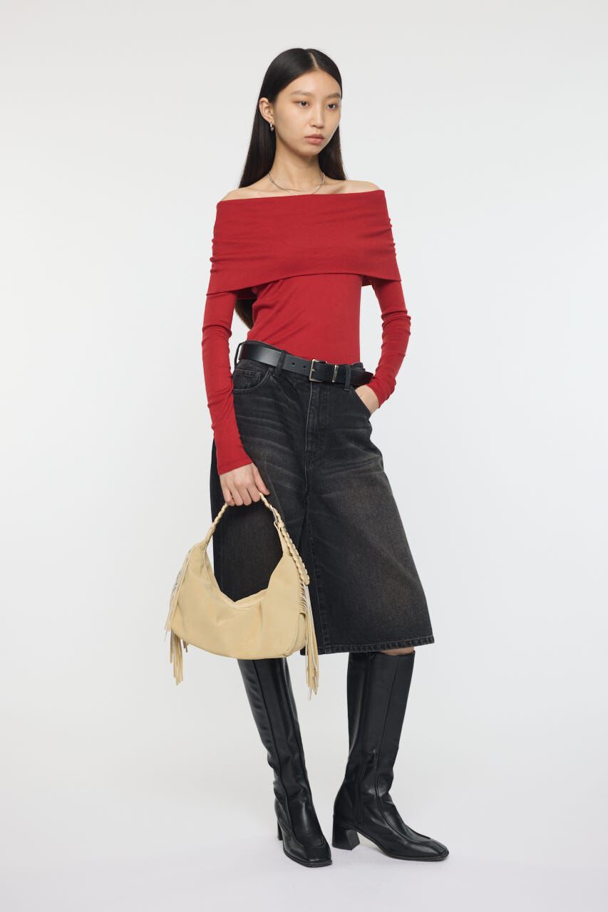 MOUSSY「OFF SHOULDER カットトップス」|その他|