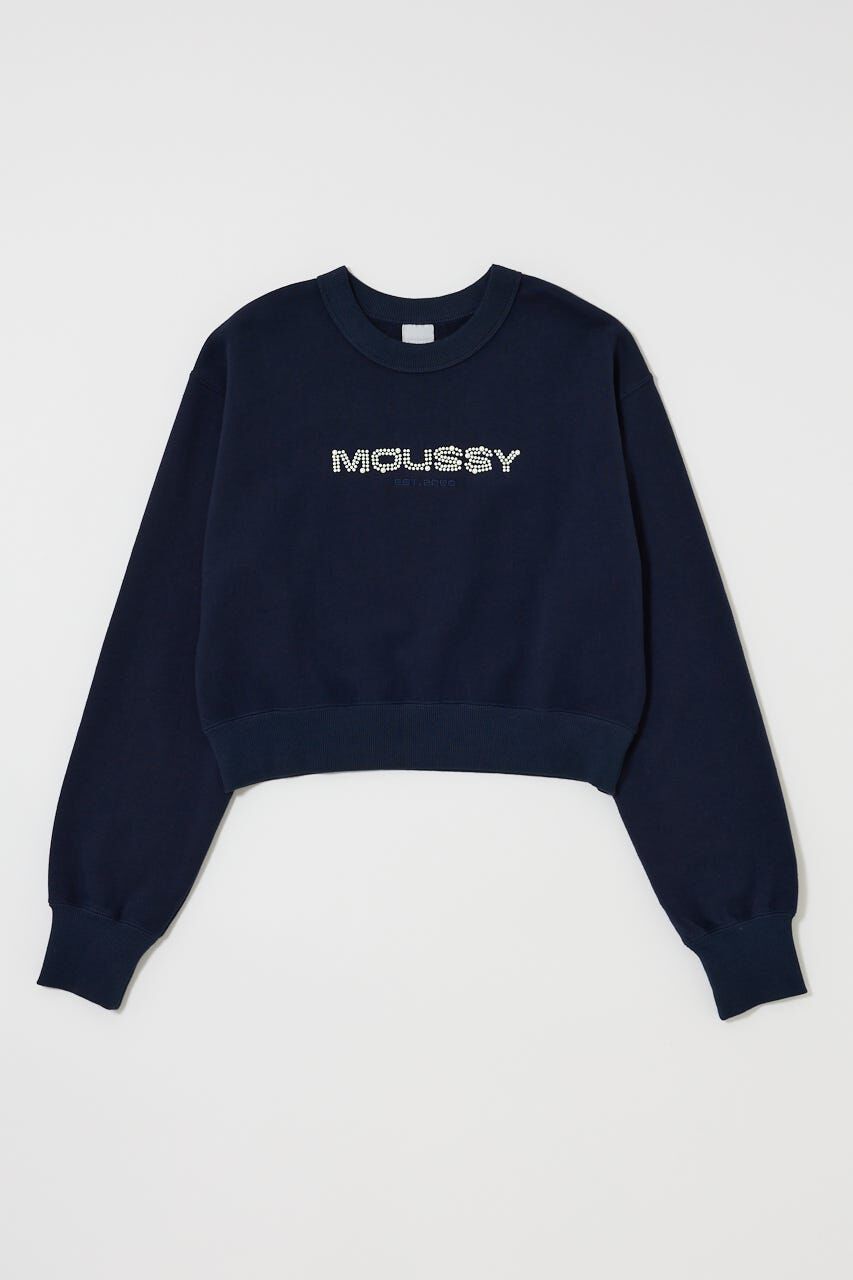 MOUSSY「LITTLE POPS LOGO プルオーバー」|パーカー|NVY
