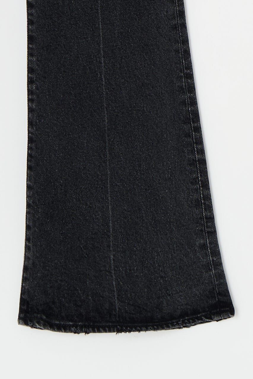 MOUSSY「MVS BLACK FLARE」|デニム|