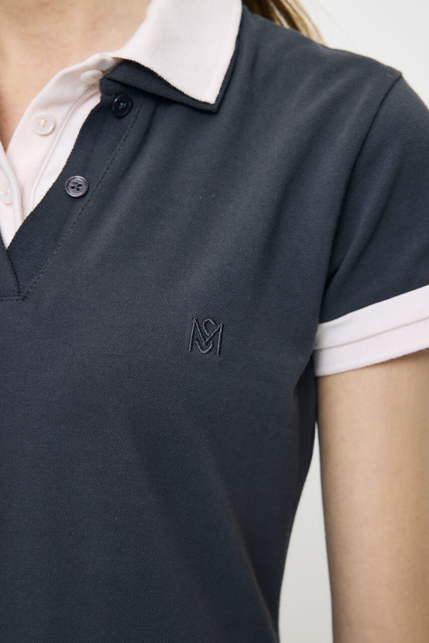 MOUSSY「CONTRAST POLO ドレス」|ワンピース|