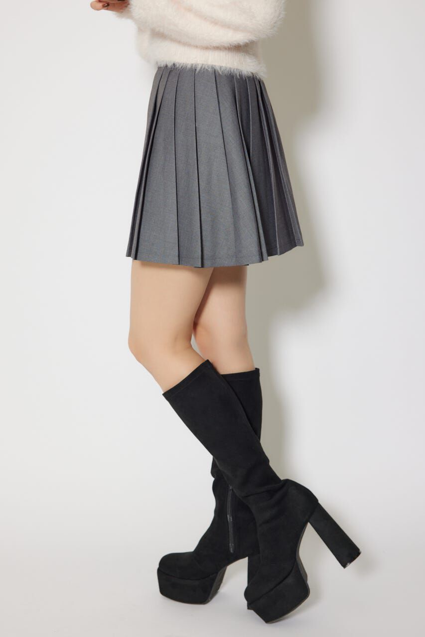 rienda「プリーツジャストウエストスカート」|スカート|